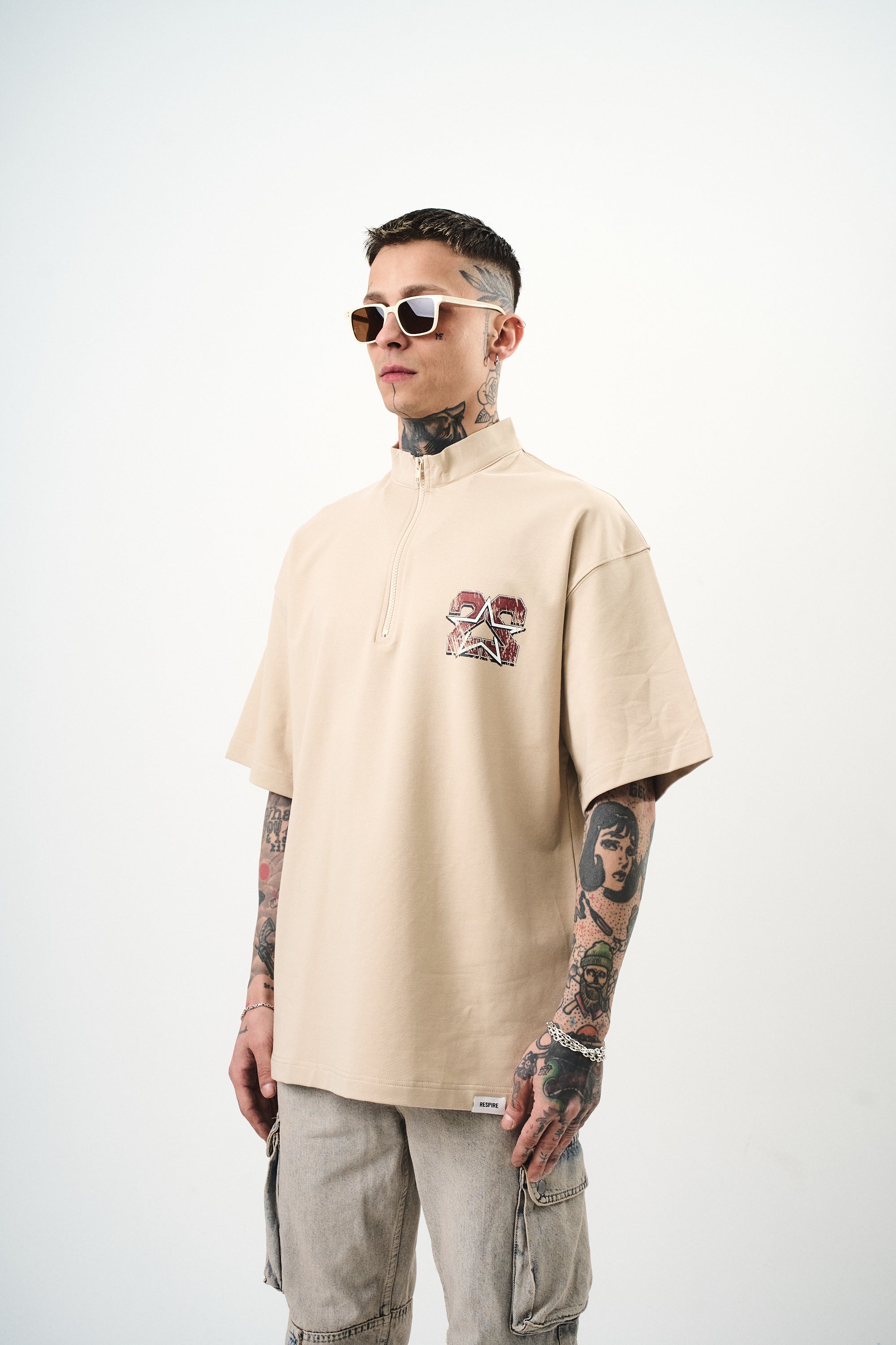 22 Oversized T-Shirt Beige