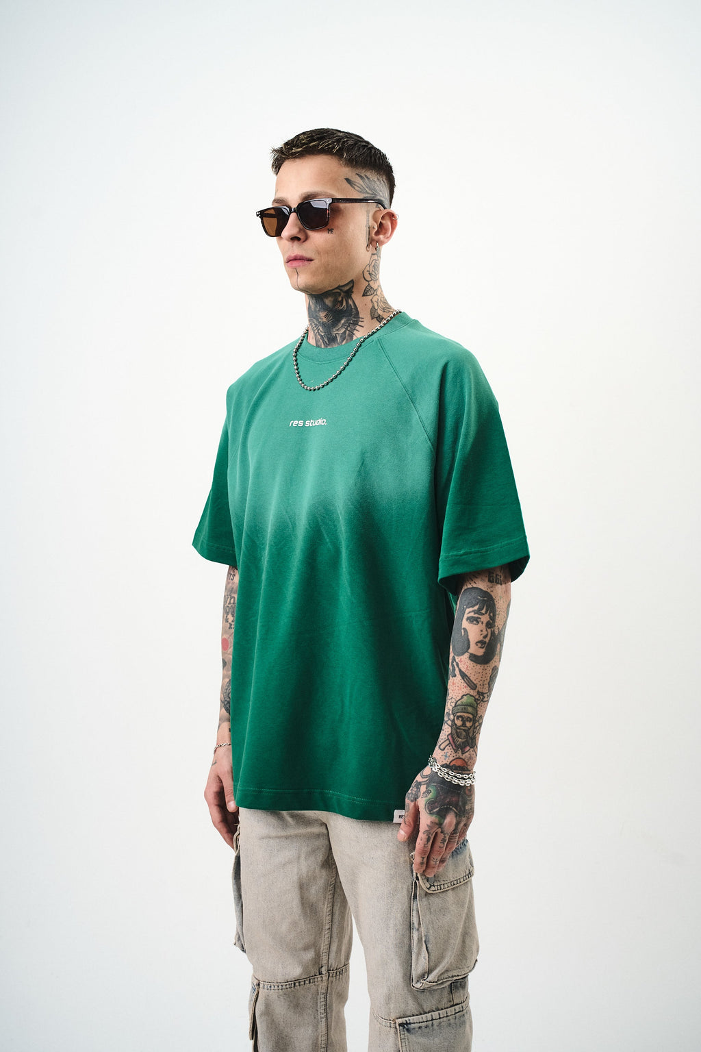 Res Studio Oversized T-Shirt Dark Teal