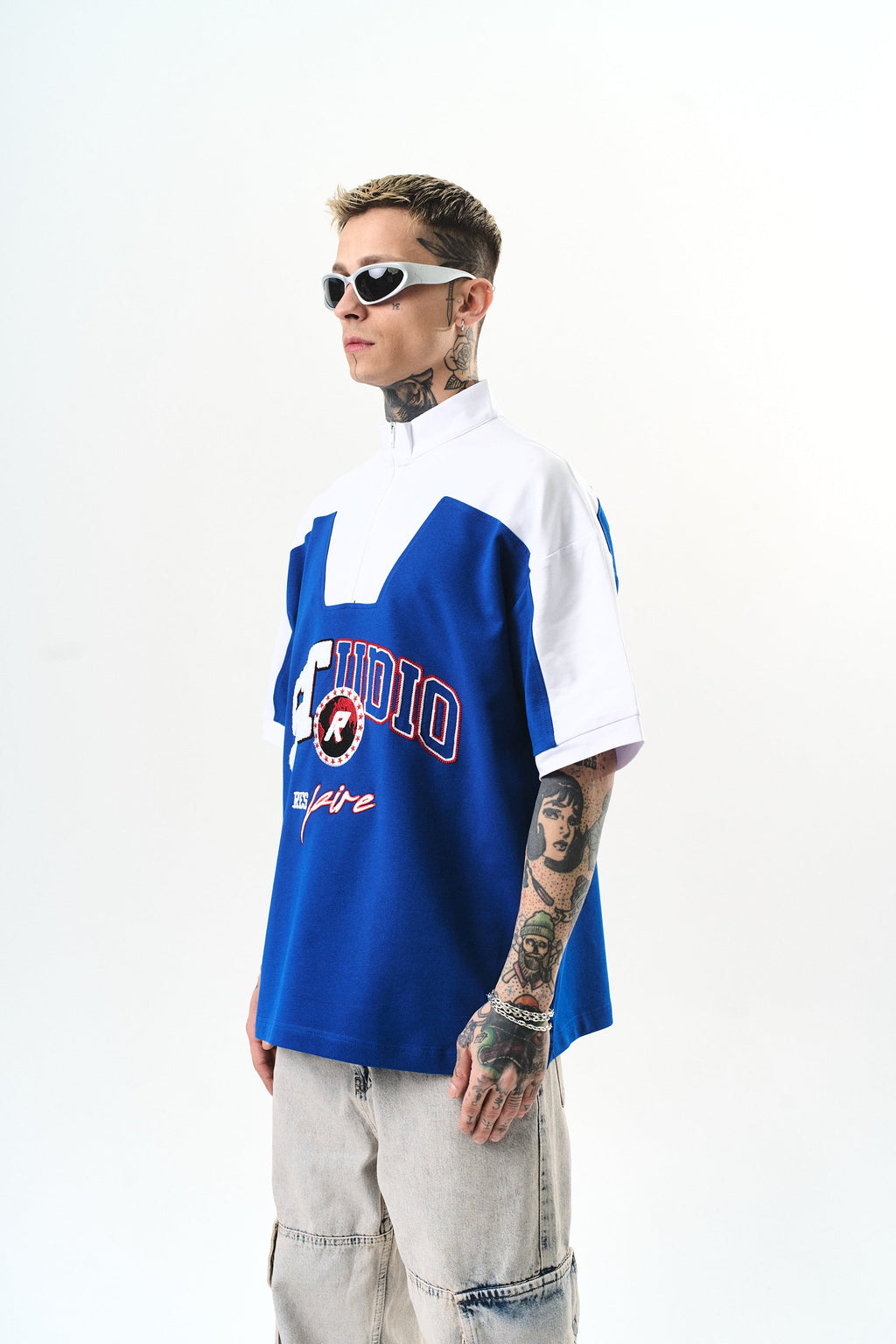 Studio Oversized T-Shirt Sax Blue