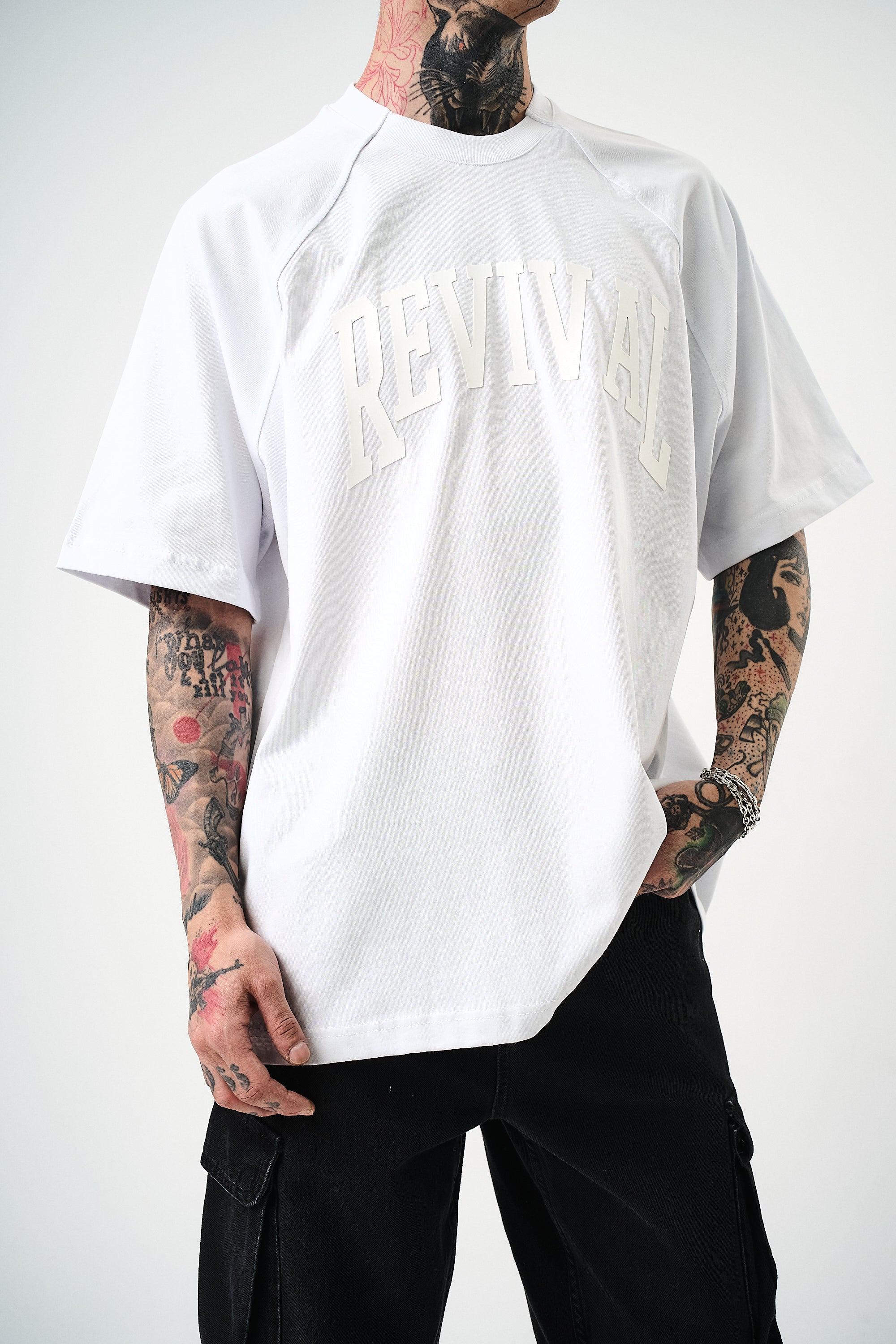 Revival Oversized T-Shirt Ecru