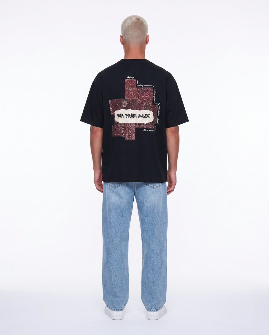 Far From Basic Oversized T-Shirt Black