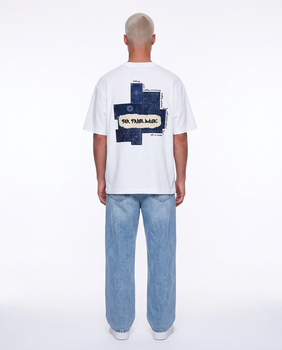 Far From Basic Oversized T-Shirt Ecru