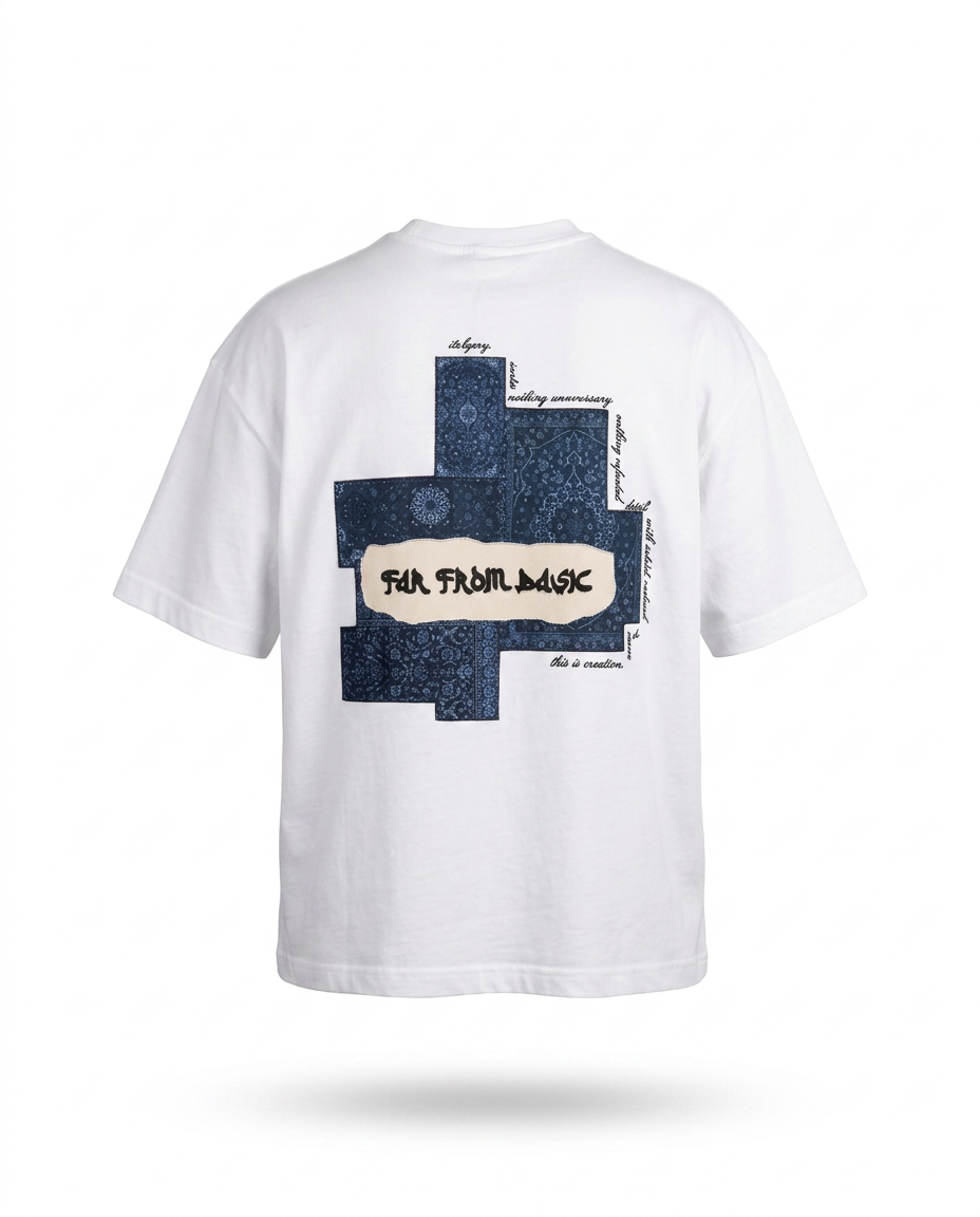 Far From Basic Oversized T-Shirt Ecru