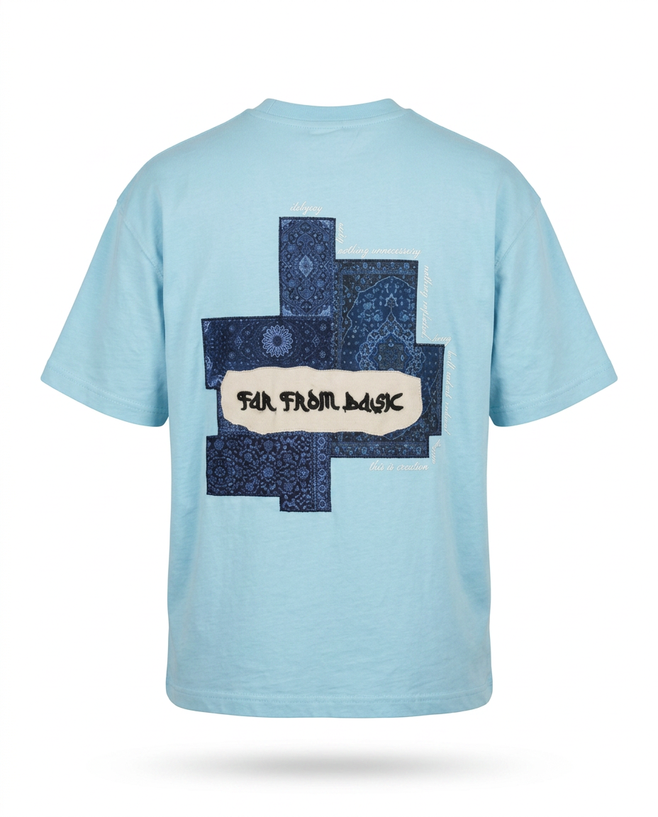Far From Basic Oversized T-Shirt Baby Blue
