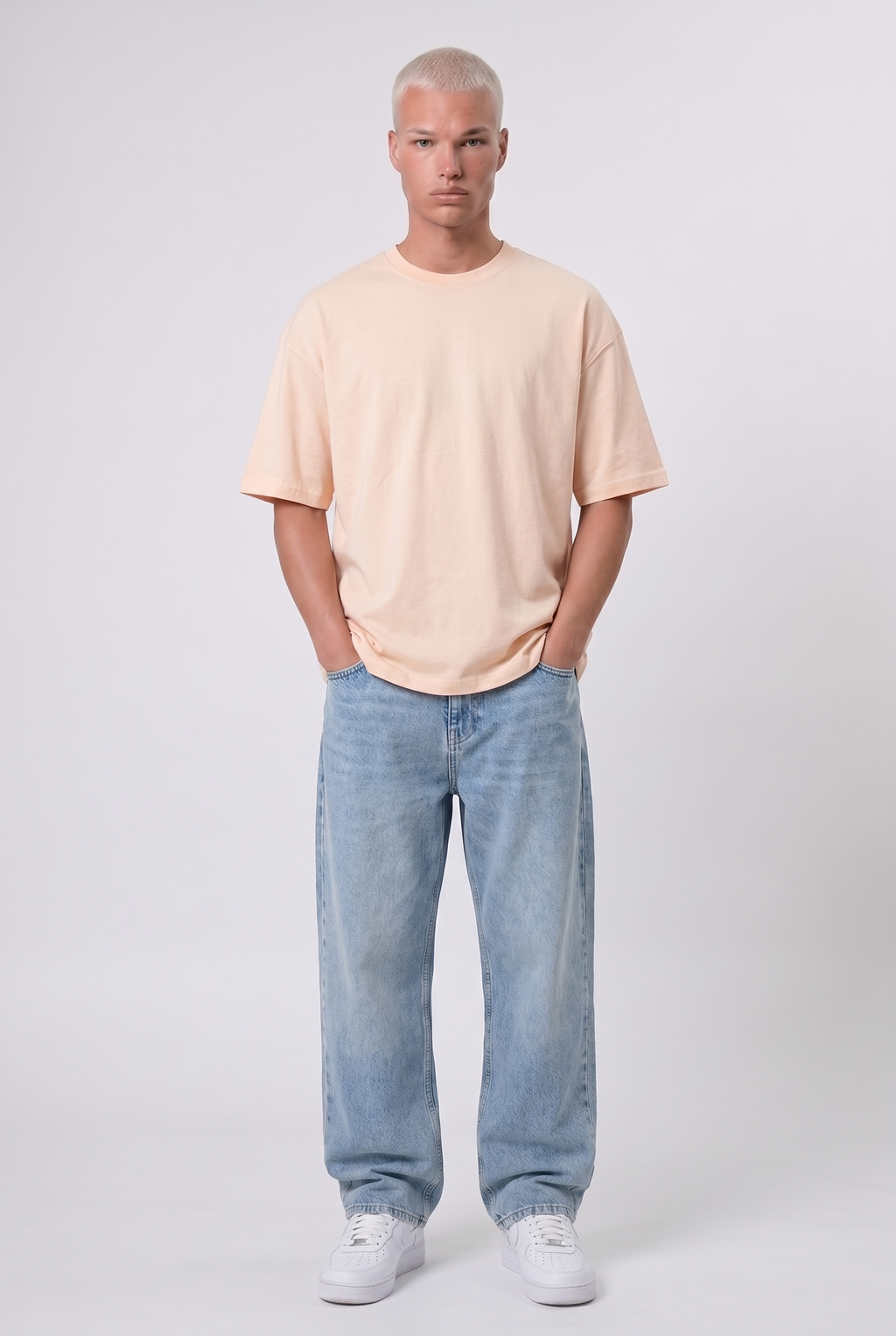 Basic Oversized T-Shirt 24/1 Pink