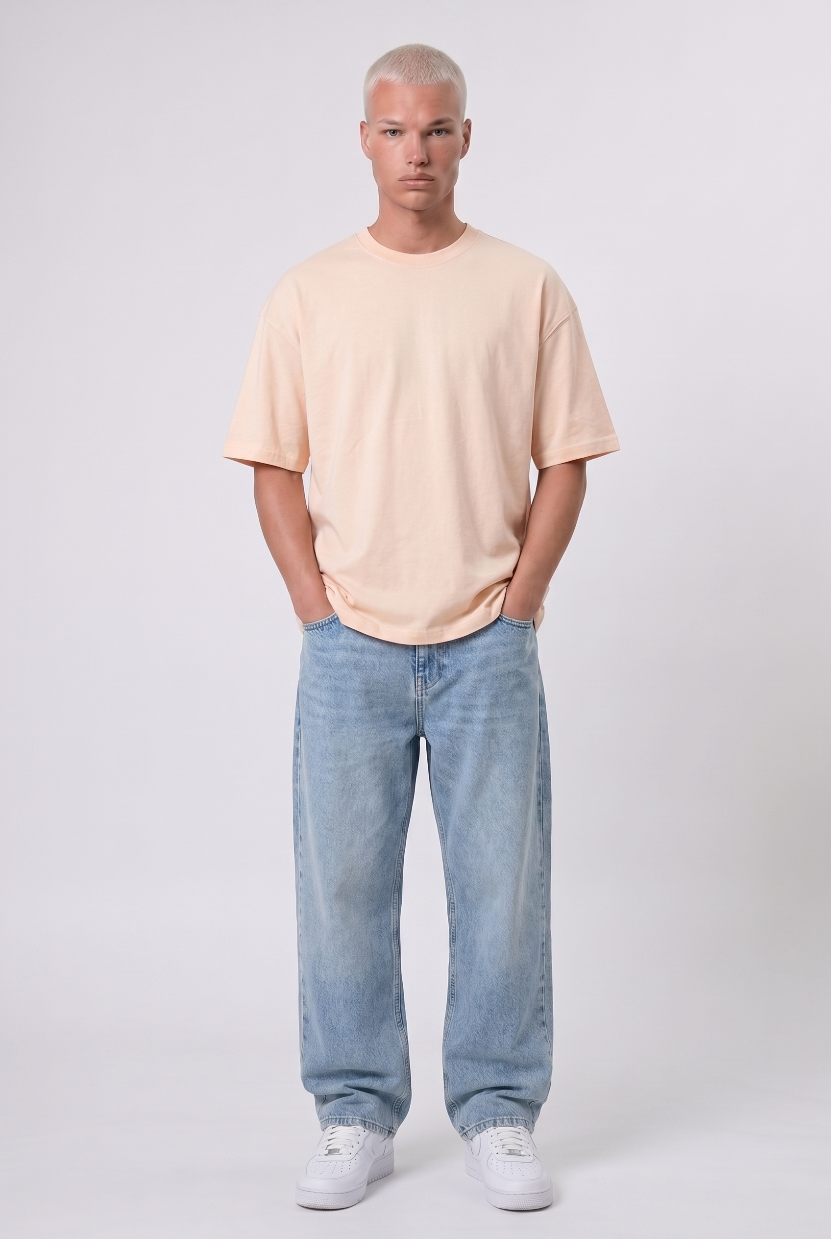 Basic Oversized T-Shirt 24/1 Pink