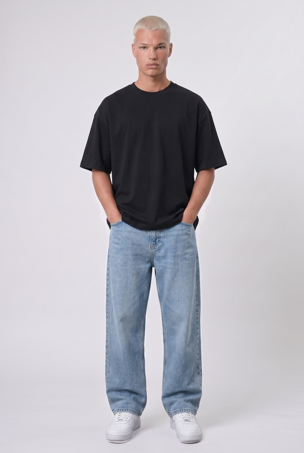 Basic Oversized T-Shirt 24/1 Black