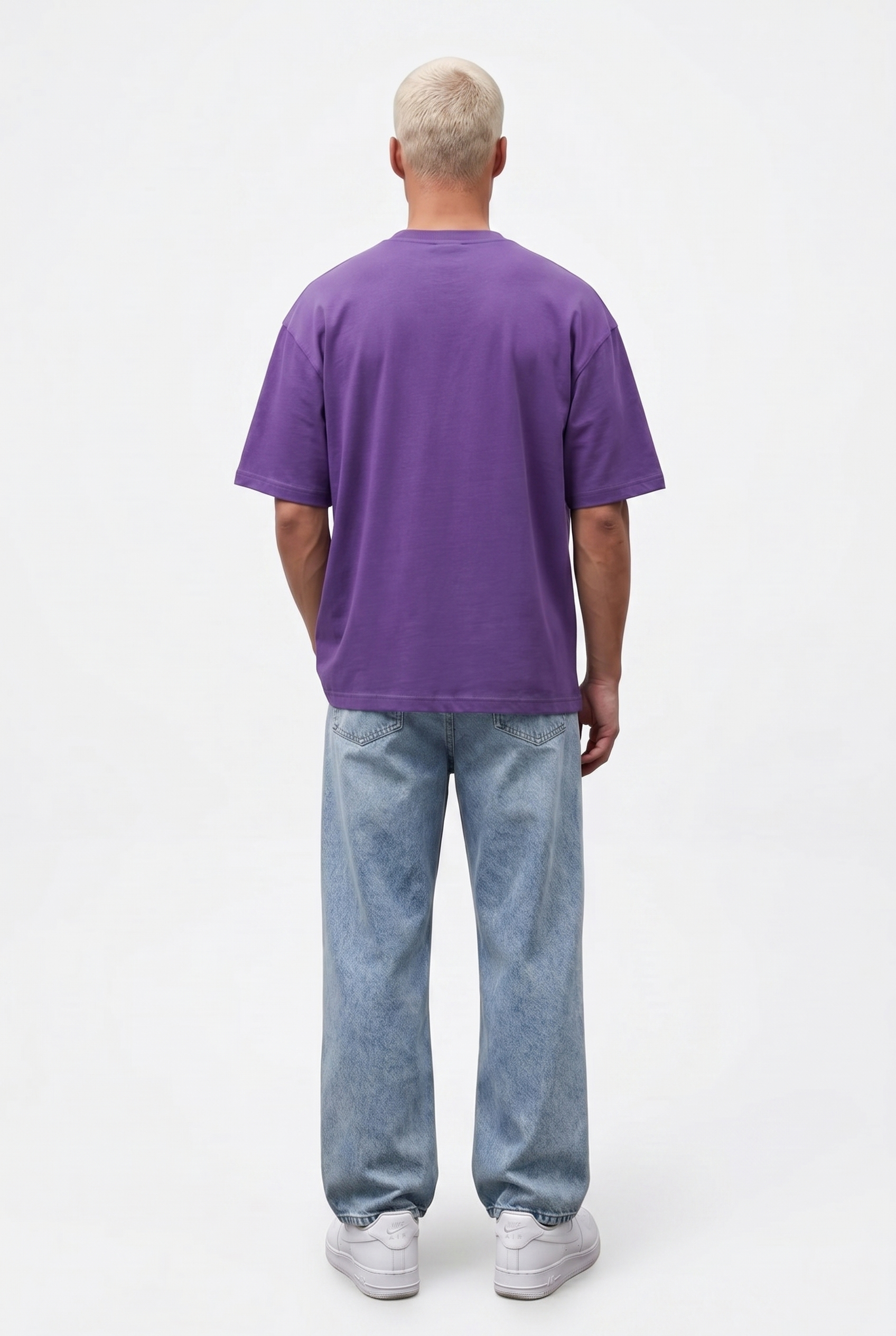 Basic Oversized T-Shirt 24/1 Purple