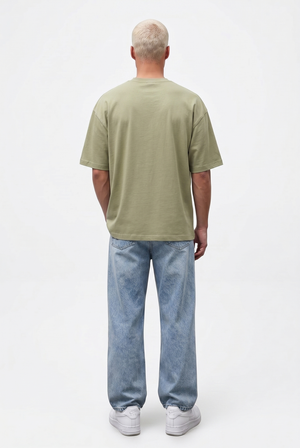 Basic Oversized T-Shirt 24/1 Khaki