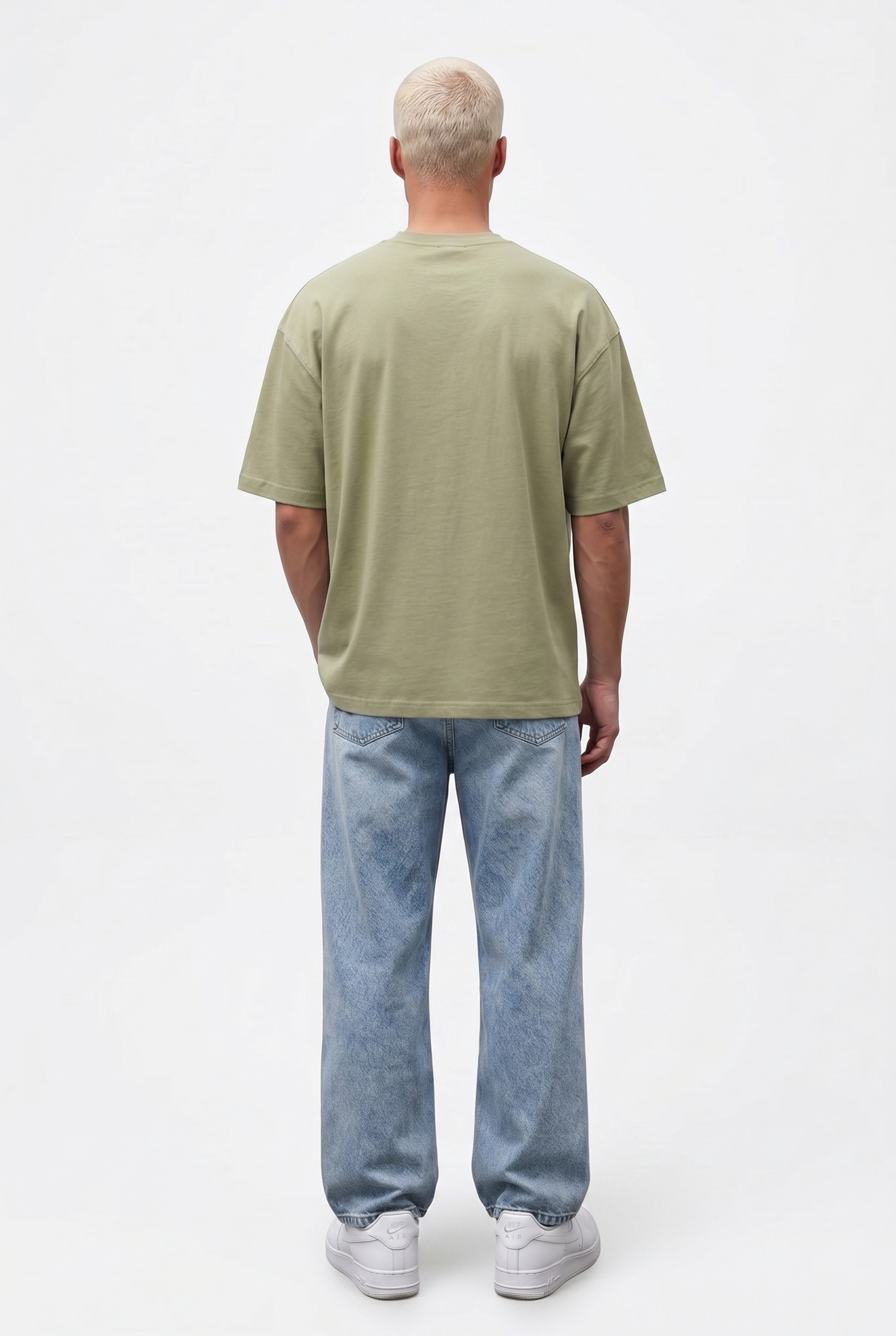 Basic Oversized T-Shirt 24/1 Khaki