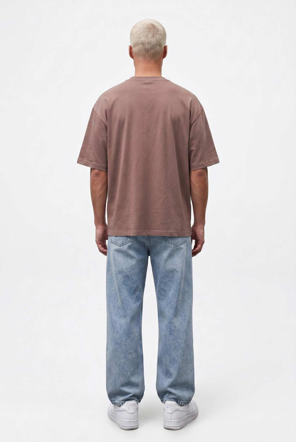 Basic Oversized T-Shirt 24/1 Brown
