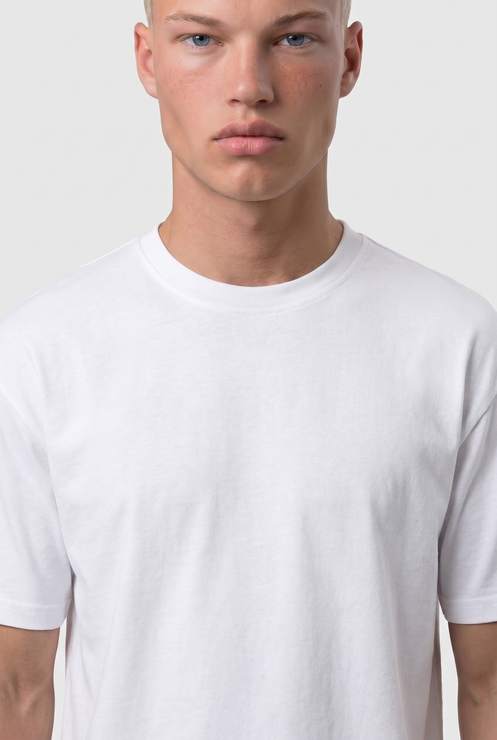 Basic Oversized T-Shirt 24/1 Ecru