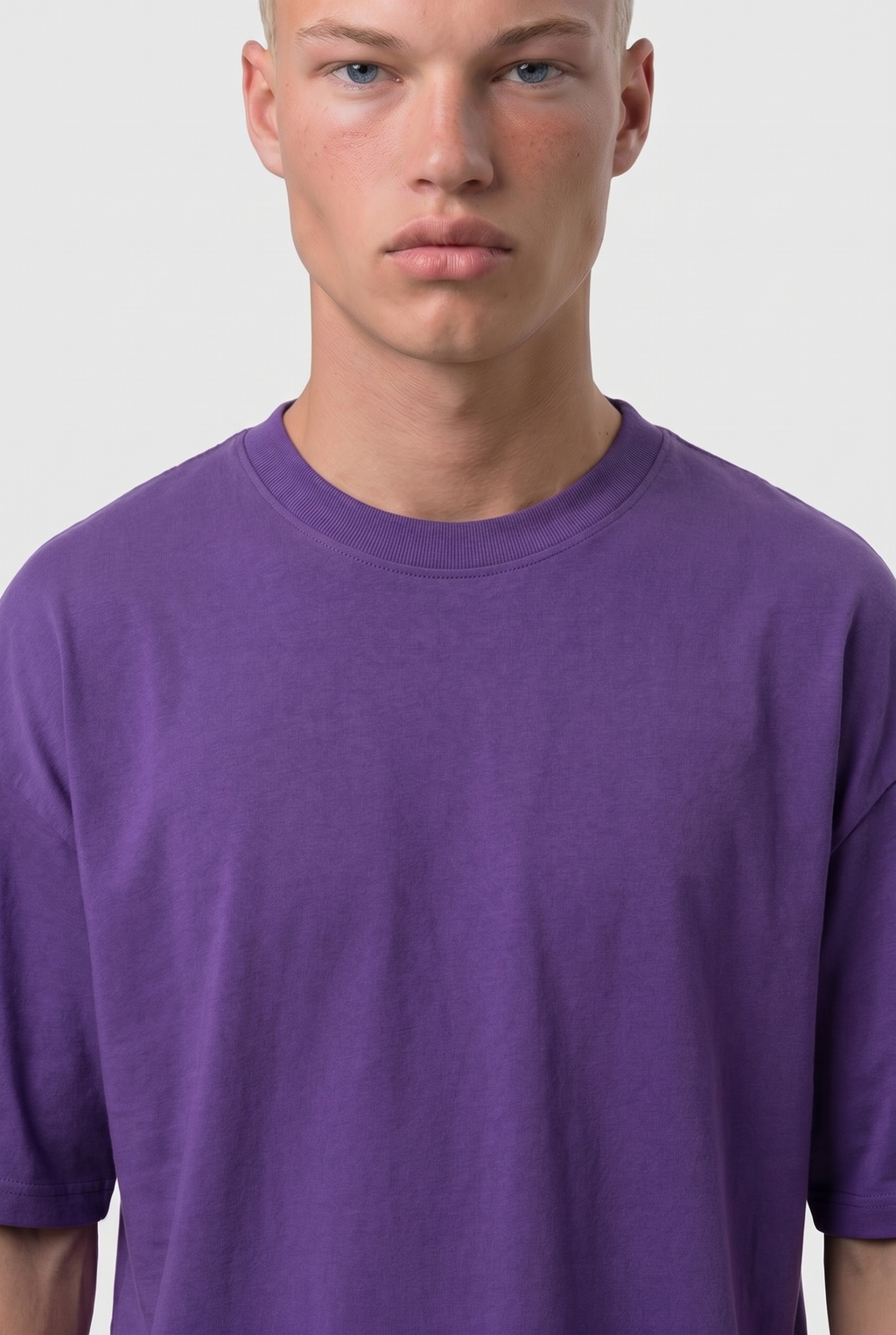 Basic Oversized T-Shirt 24/1 Purple
