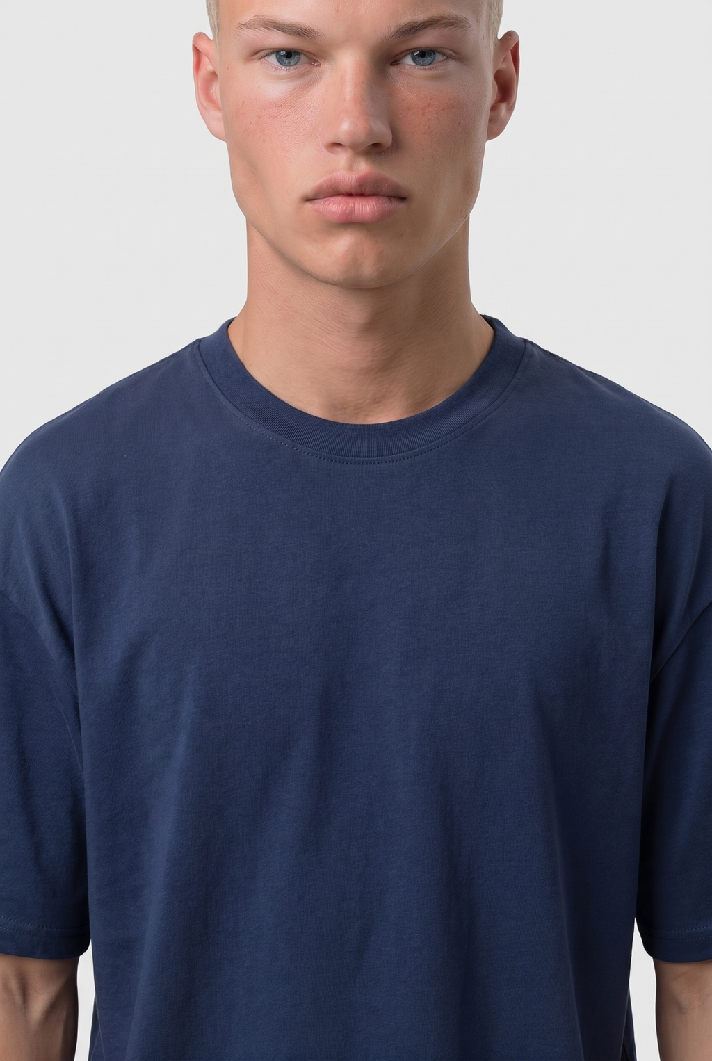 Basic Oversized T-Shirt 24/1 Navy