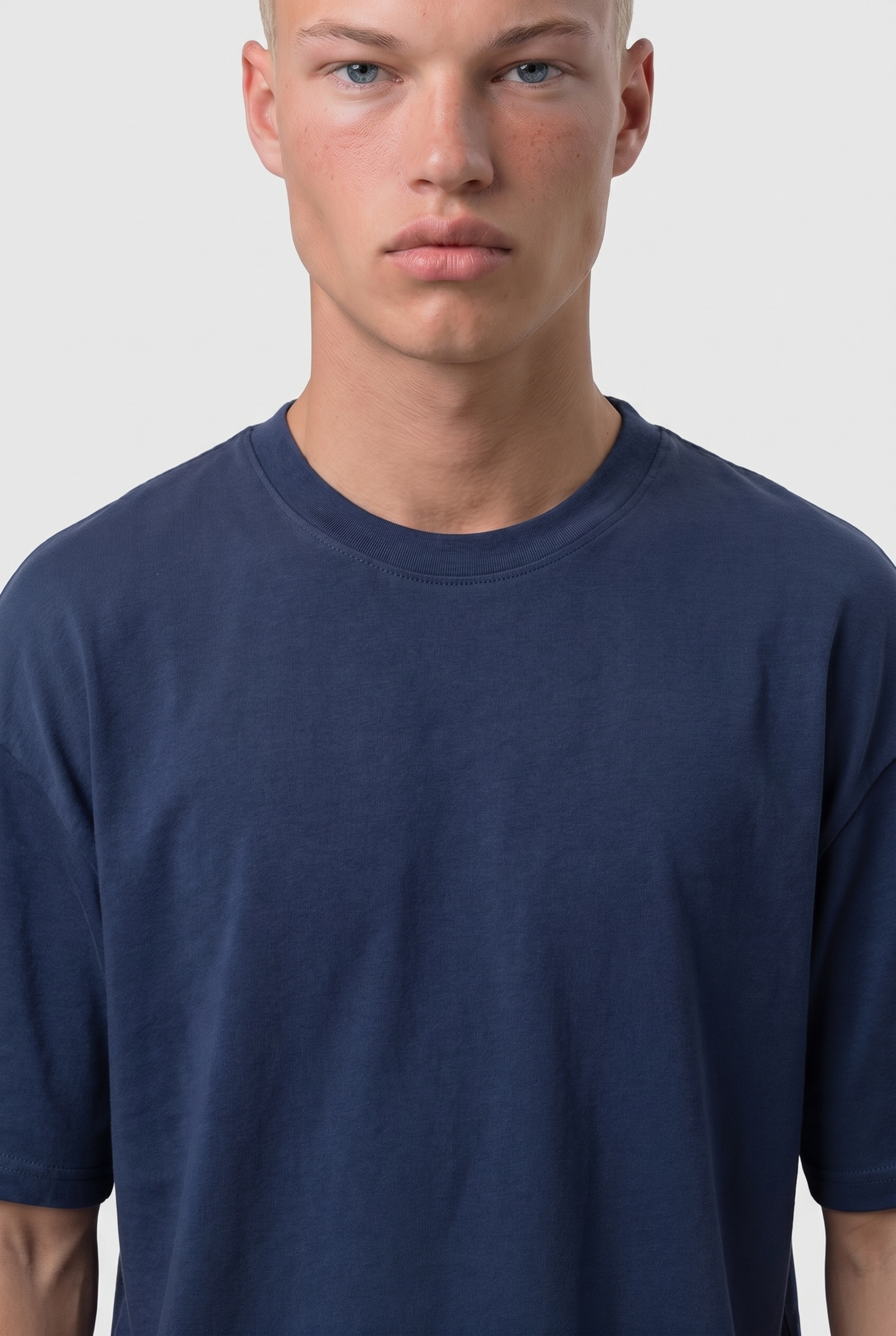Basic Oversized T-Shirt 24/1 Navy