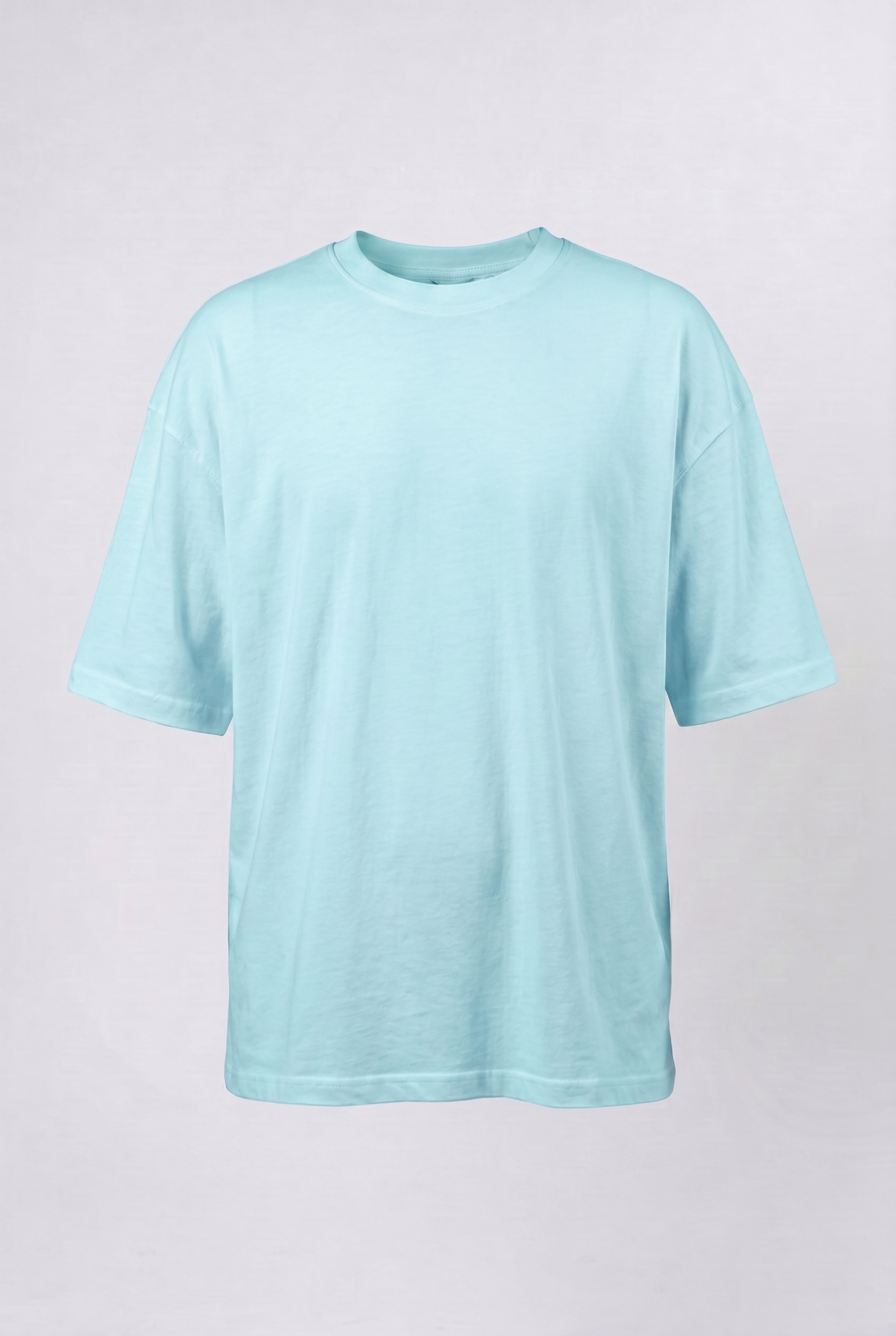 Basic Oversized T-Shirt 24/1 Baby Blue