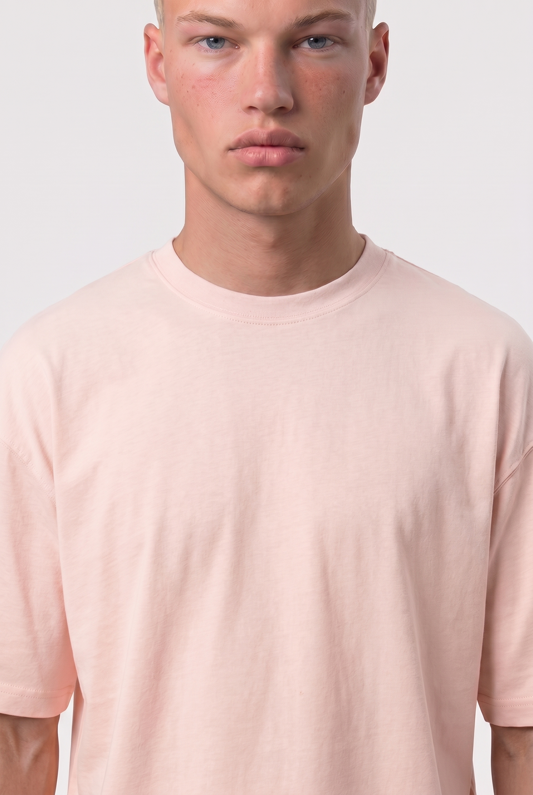 Basic Oversized T-Shirt 24/1 Pink