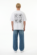 Embroidered Oversized T-Shirt Ecru