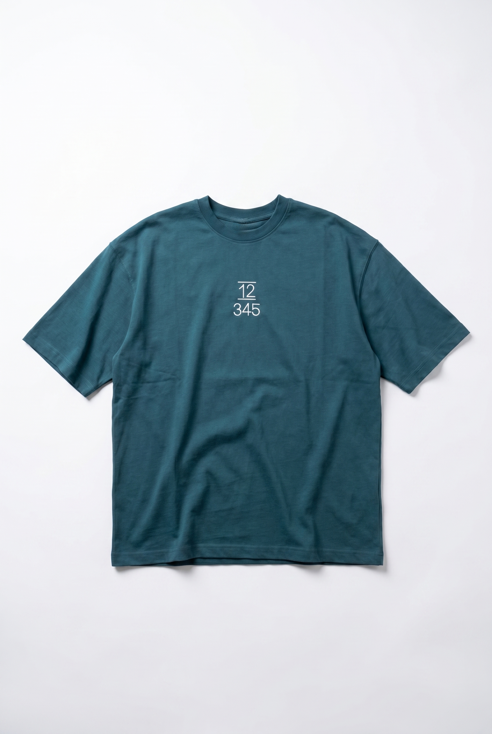 Embroidered Oversized T-Shirt Emerald