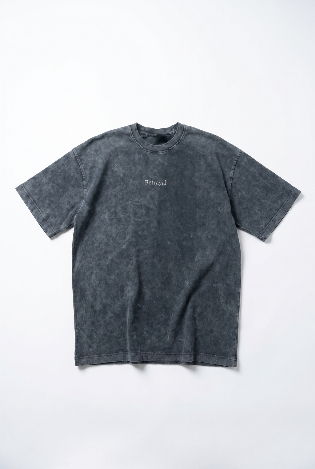 Betrayal Washed Oversized T-Shirt Black