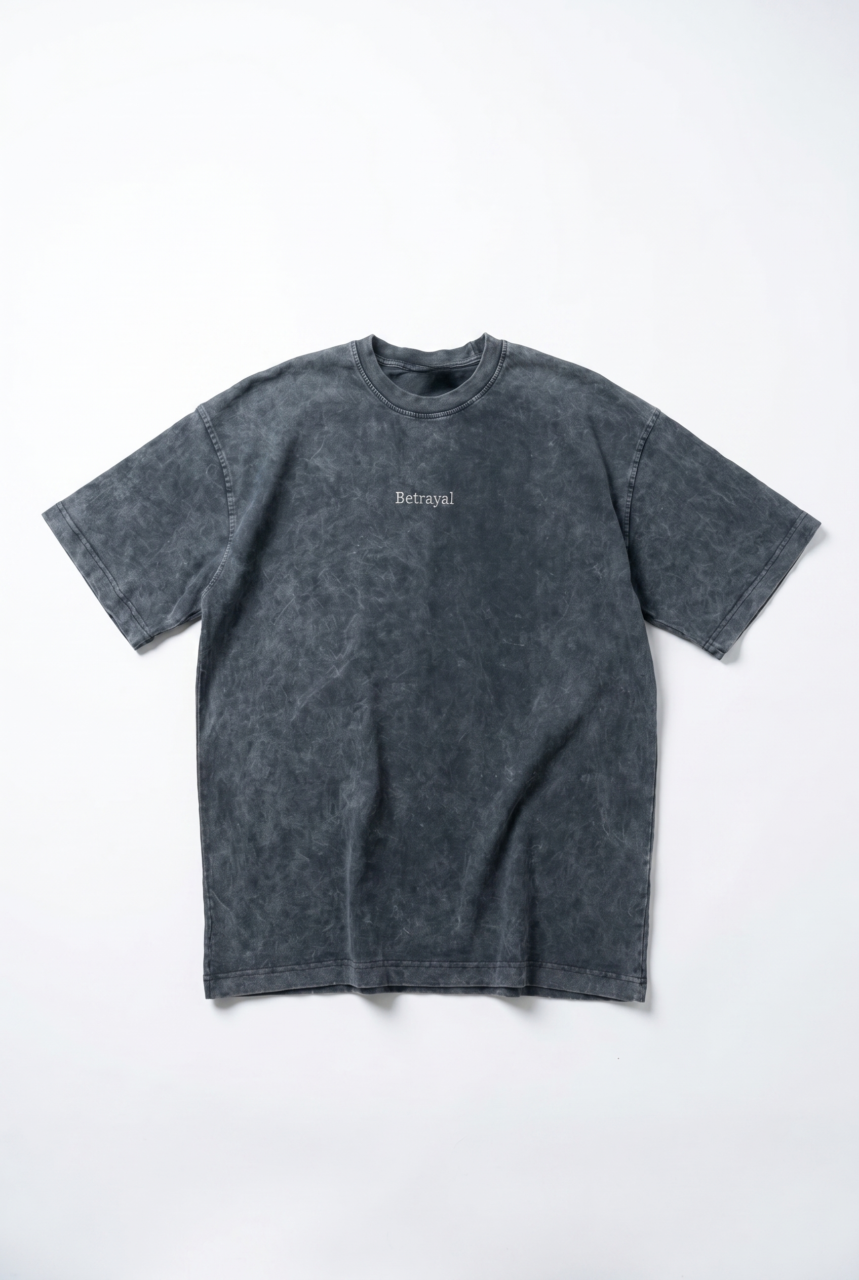 Betrayal Washed Oversized T-Shirt Black