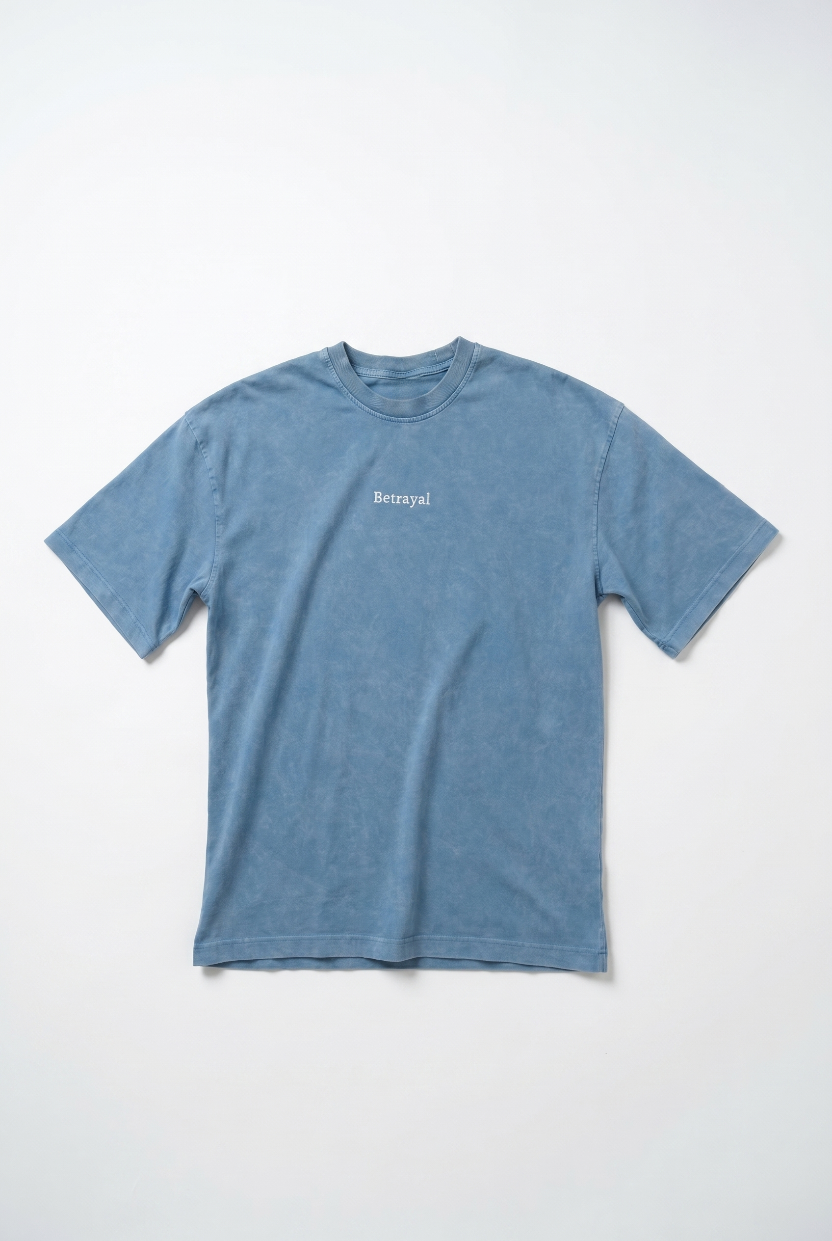 Betrayal Washed Oversized T-Shirt Baby Blue