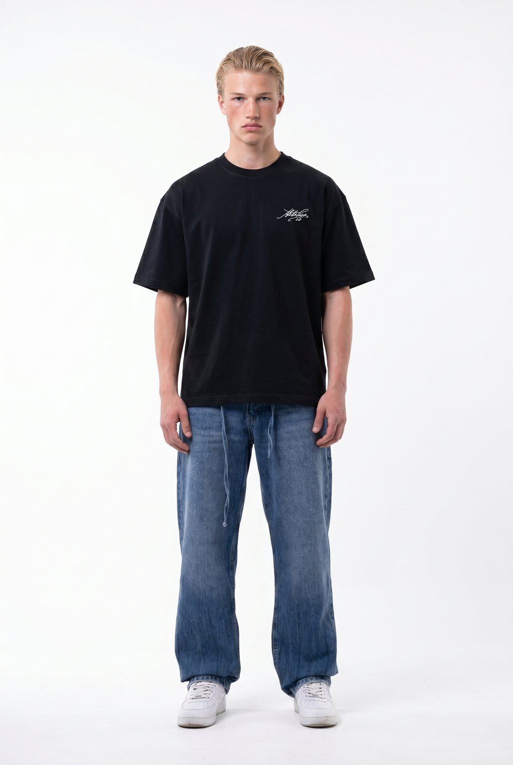 Piero Oversized T-Shirt Black