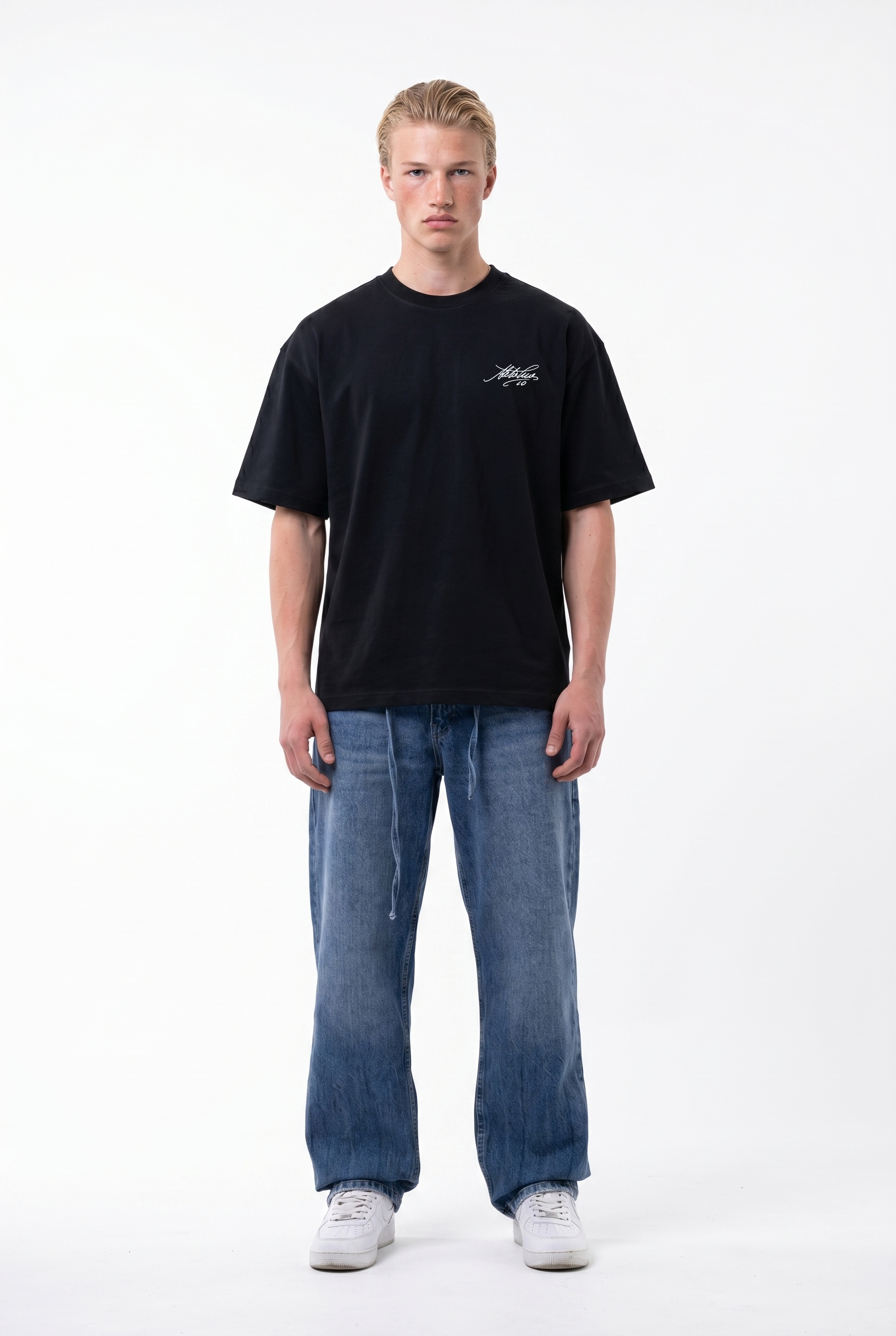 Piero Oversized T-Shirt Black