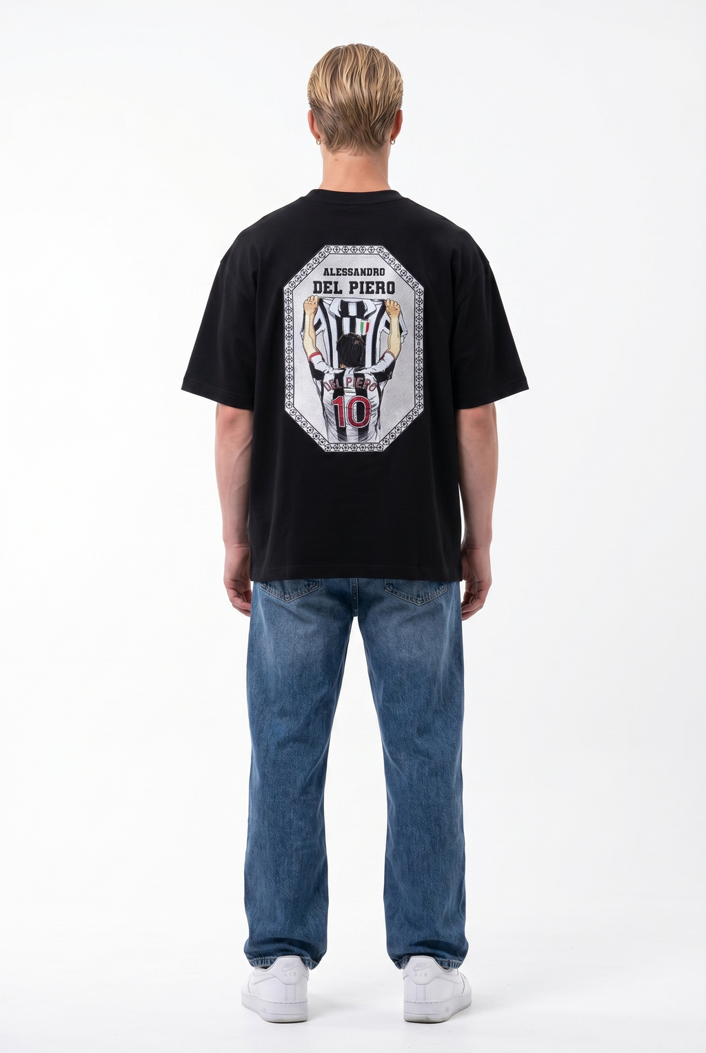 Piero Oversized T-Shirt Black
