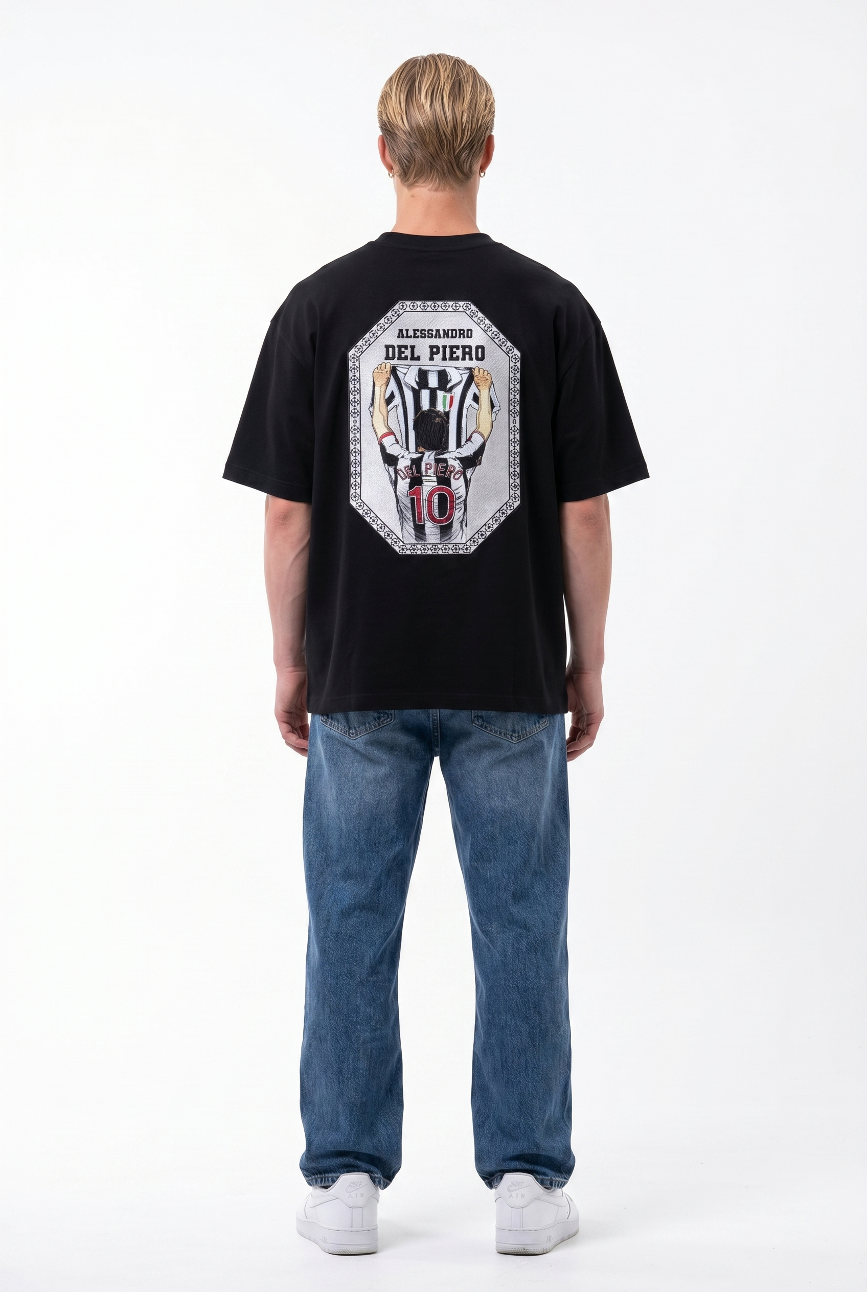 Piero Oversized T-Shirt Black