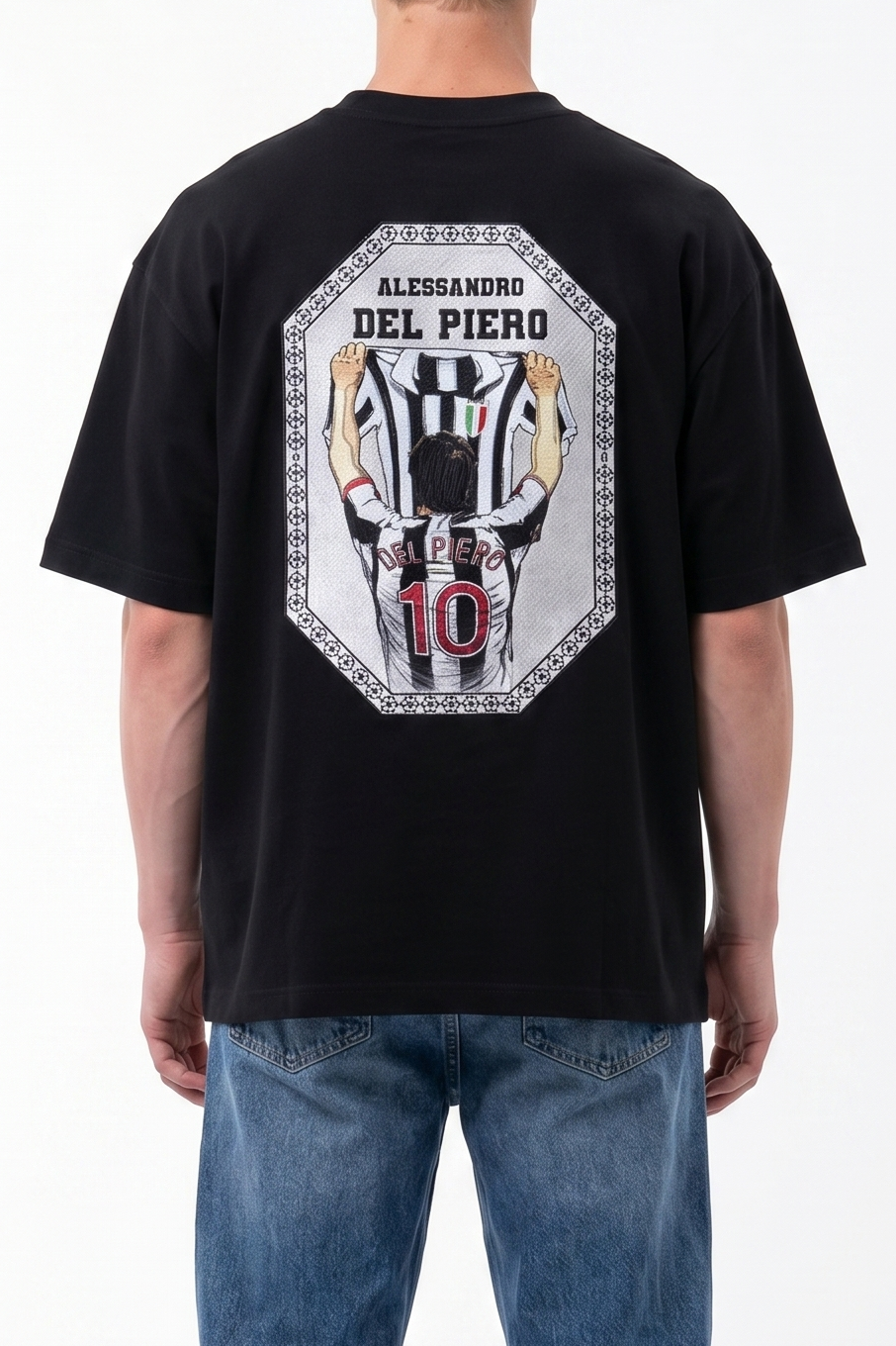 Piero Oversized T-Shirt Black
