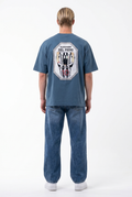 Piero Oversized T-Shirt Petrol Blue