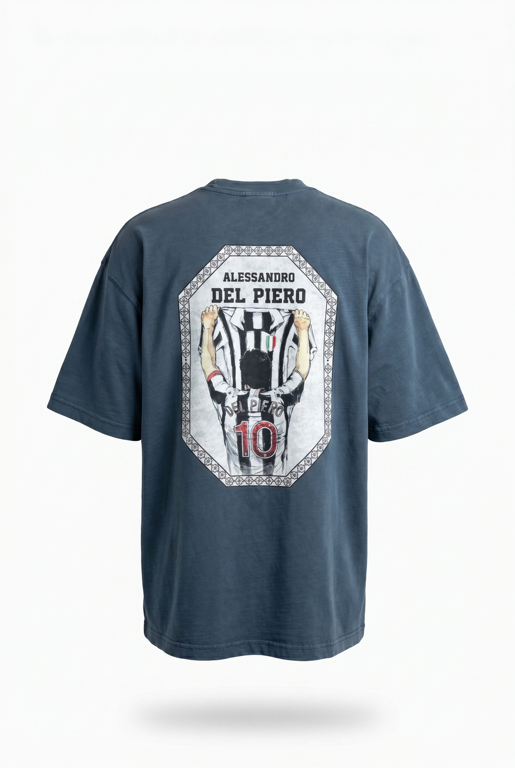 Piero Oversized T-Shirt Petrol Blue