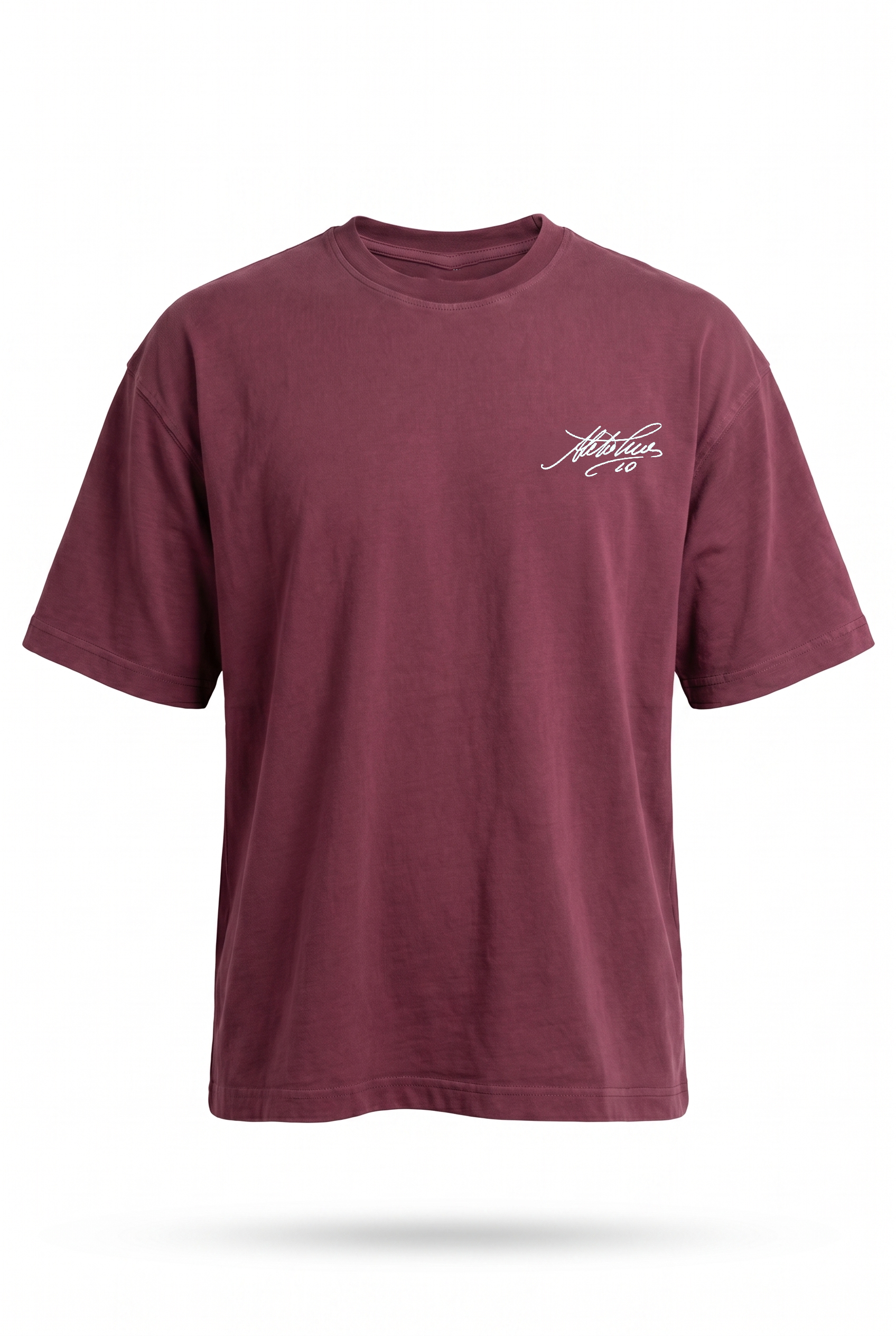 Piero Oversized T-Shirt Burgundy