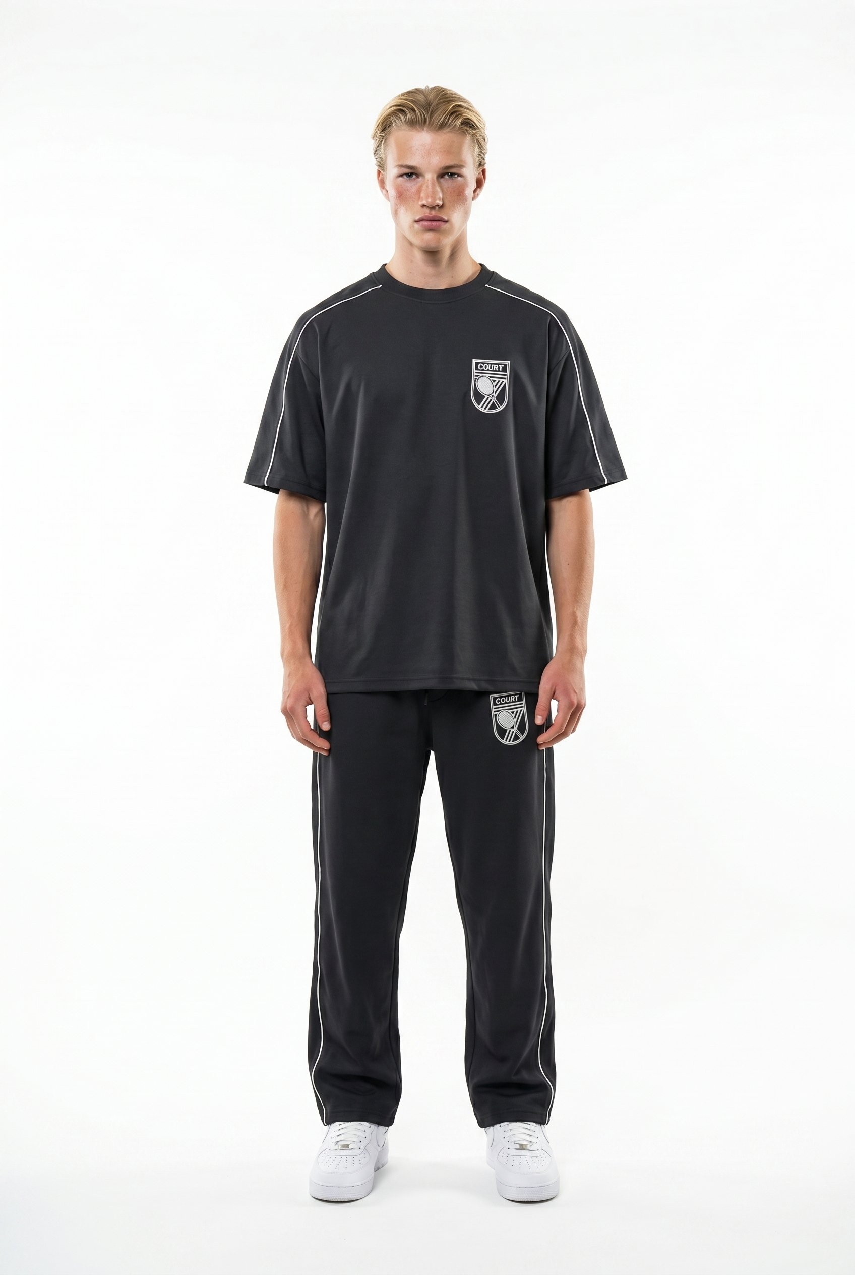 Court Regular Fit Set Black