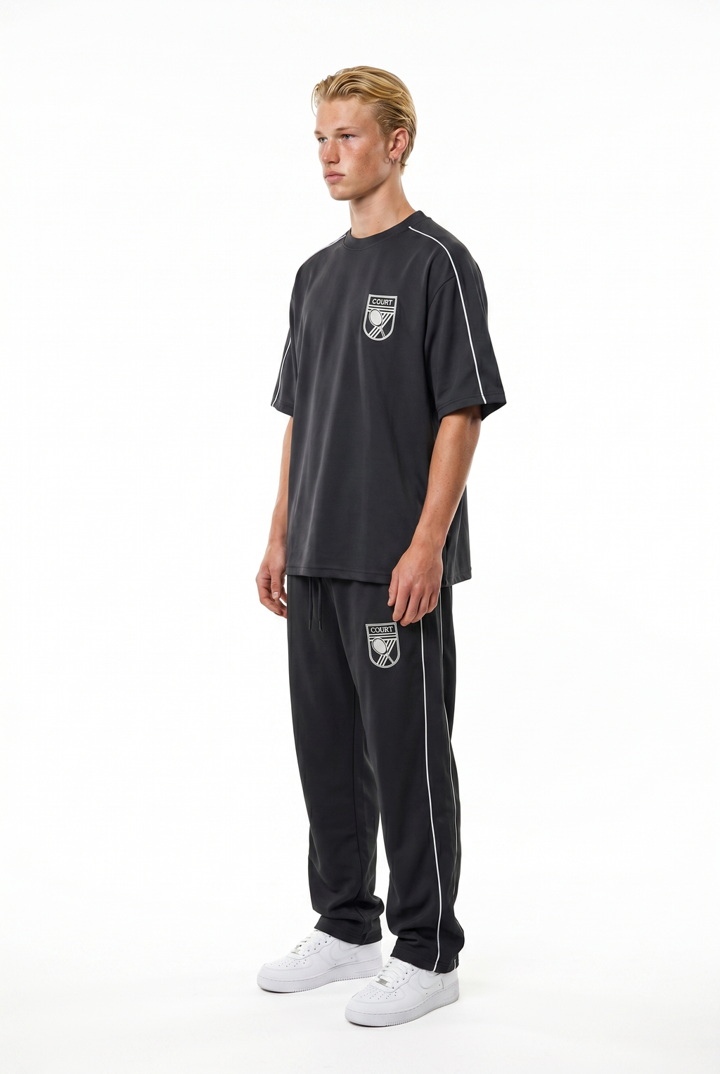 Court Regular Fit Set Black