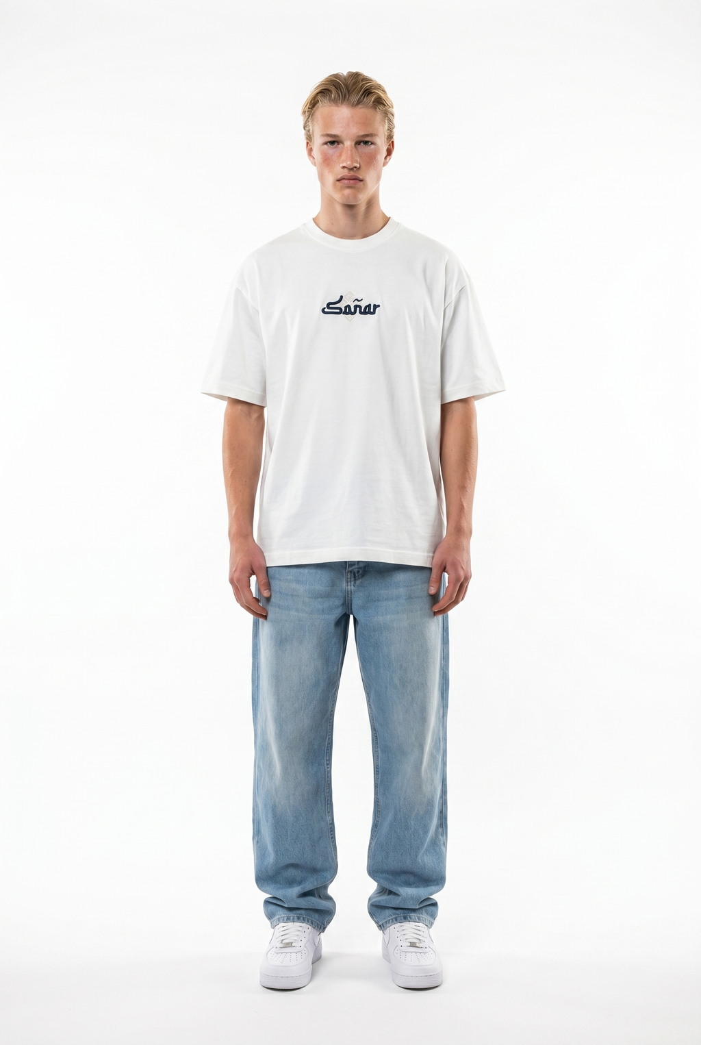 Sonar Oversized T-Shirt Ecru