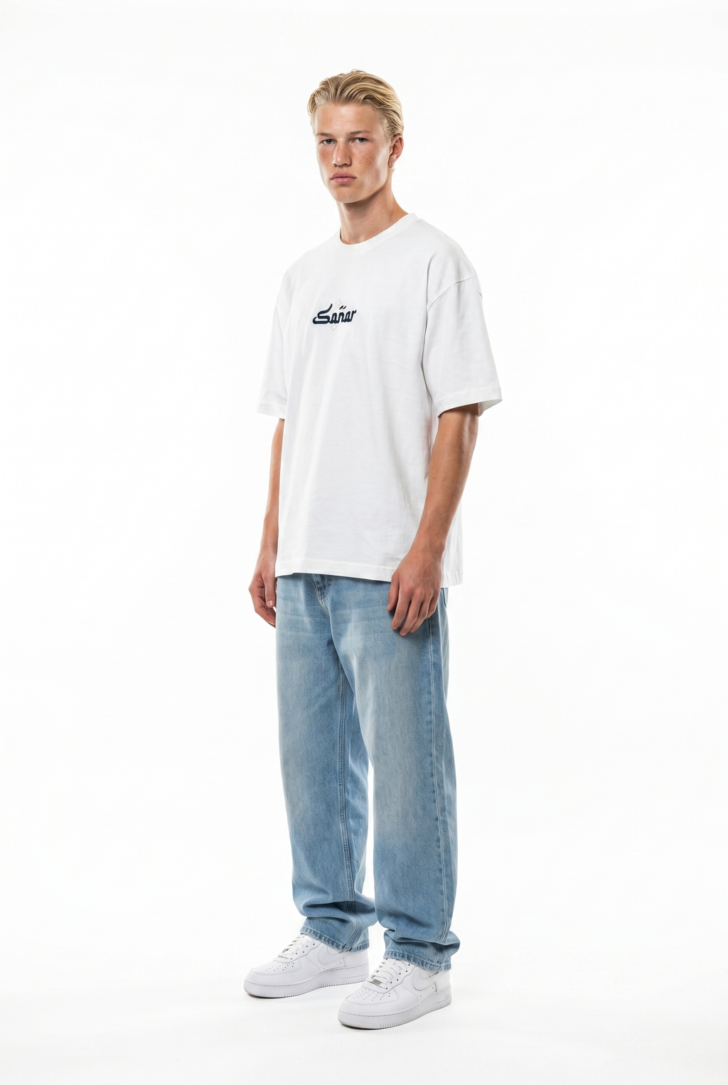 Sonar Oversized T-Shirt Ecru