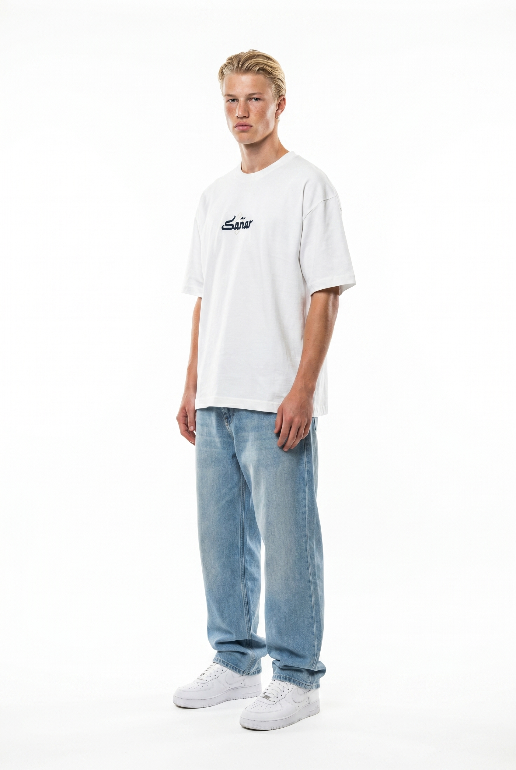 Sonar Oversized T-Shirt Ecru