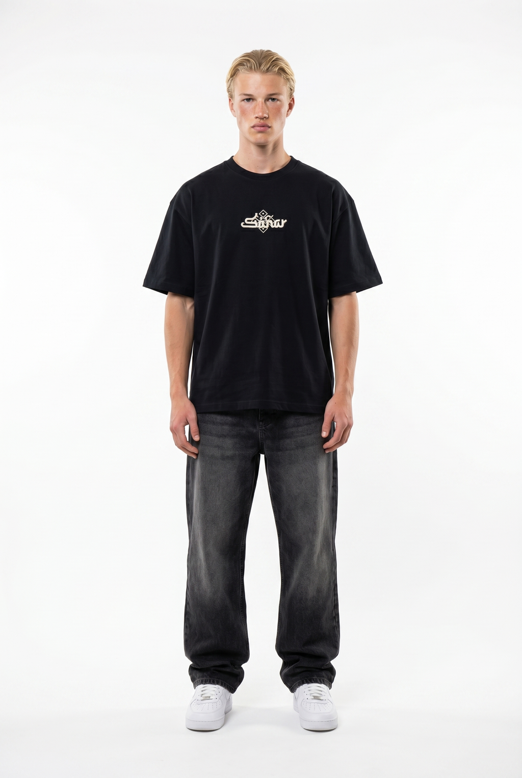 Sonar Oversized T-Shirt Black