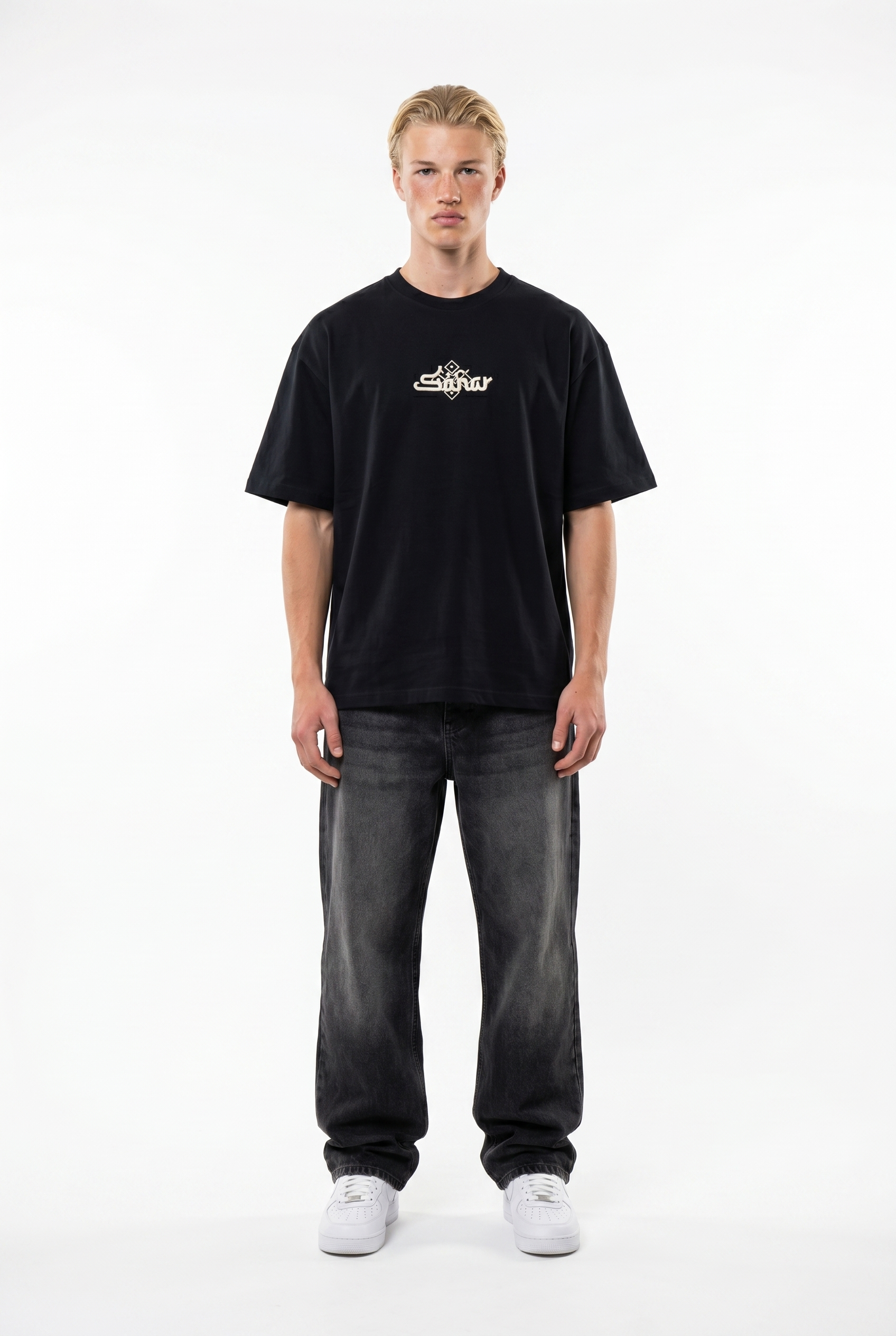 Sonar Oversized T-Shirt Black
