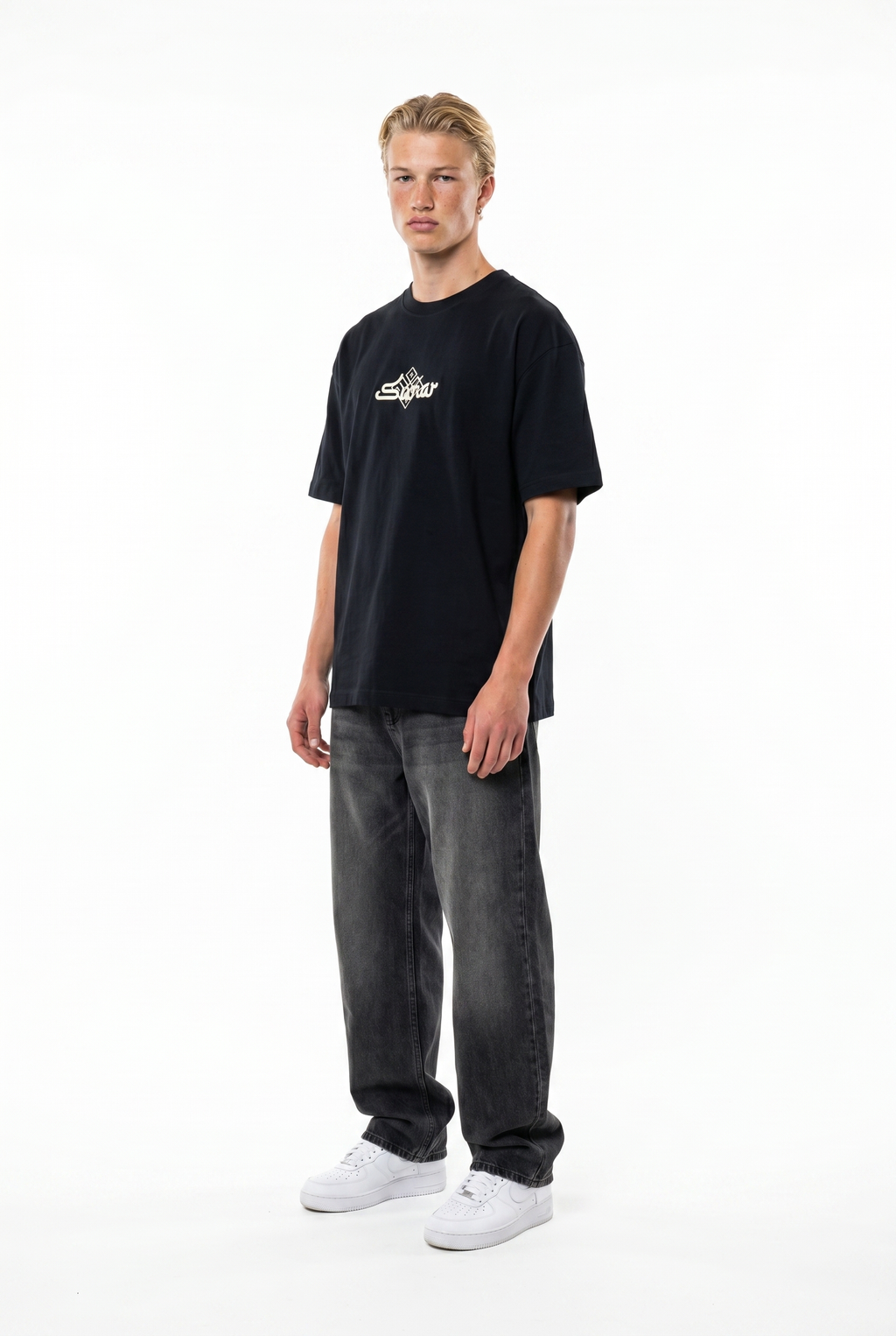 Sonar Oversized T-Shirt Black