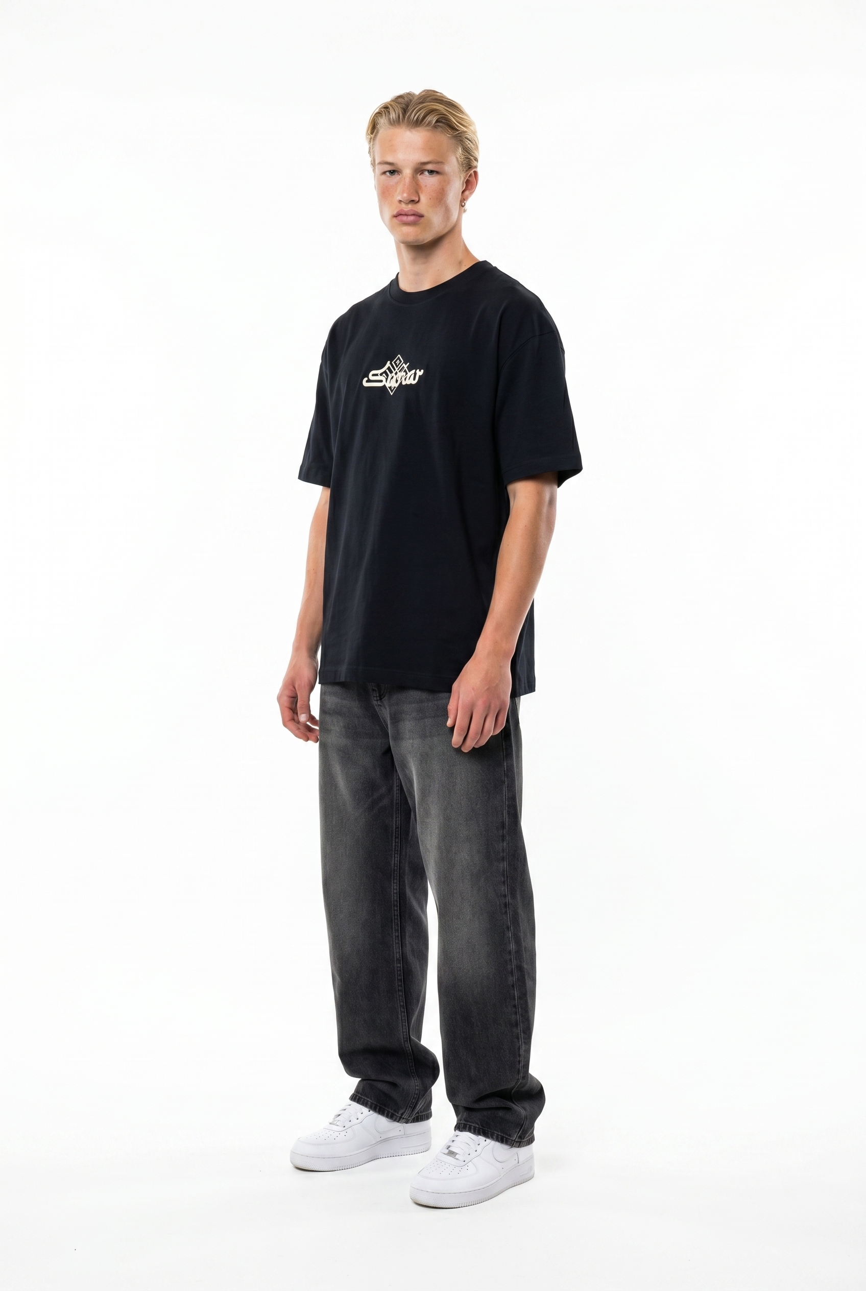 Sonar Oversized T-Shirt Black