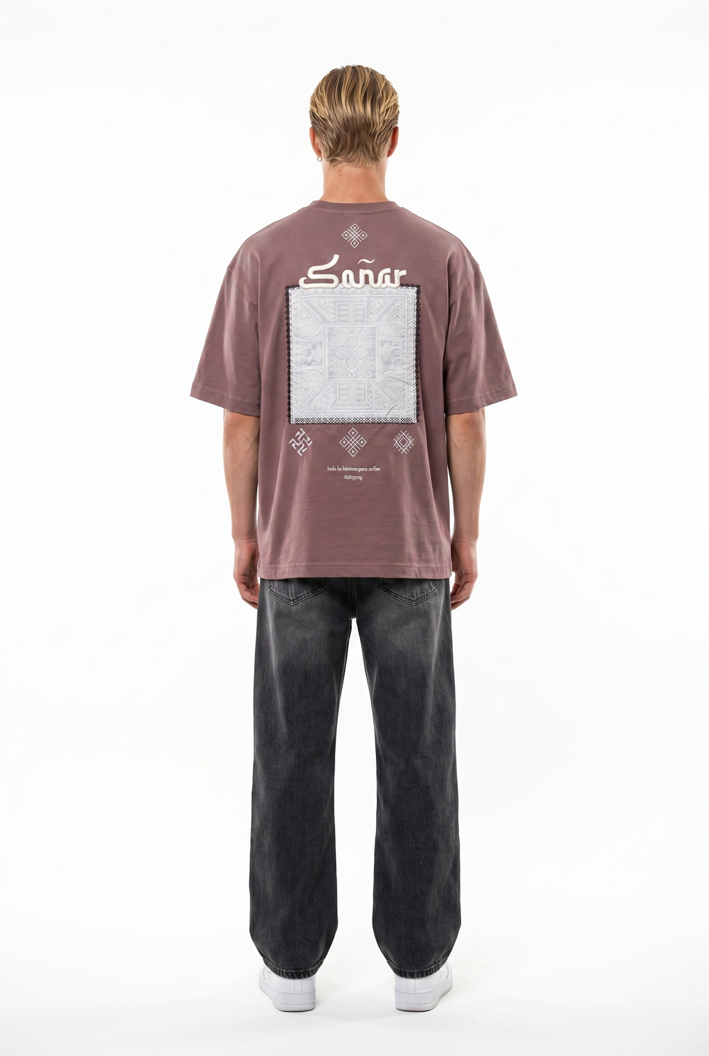 Sonar Oversized T-Shirt Brown