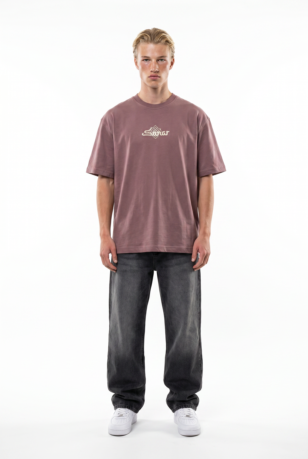 Sonar Oversized T-Shirt Brown