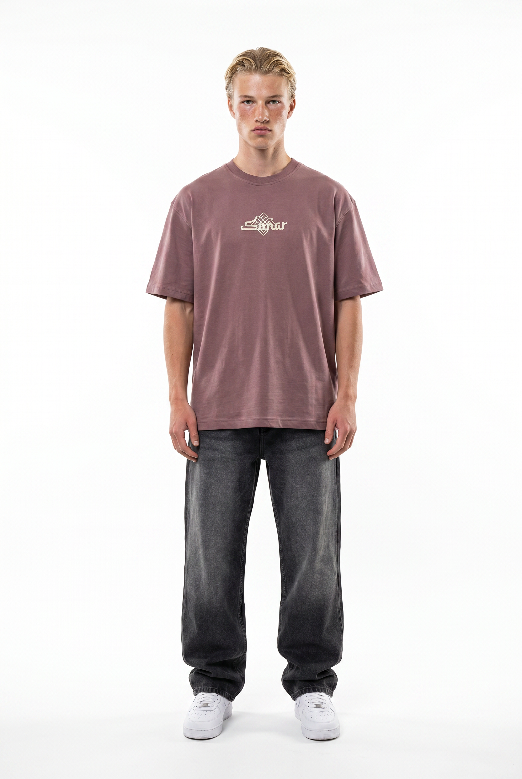 Sonar Oversized T-Shirt Brown