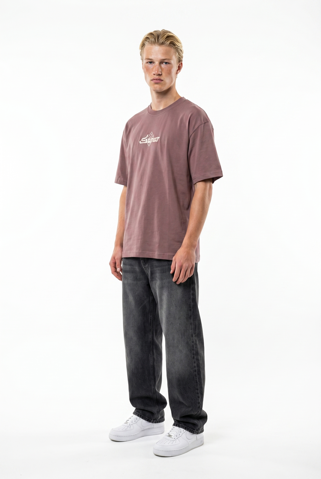 Sonar Oversized T-Shirt Brown