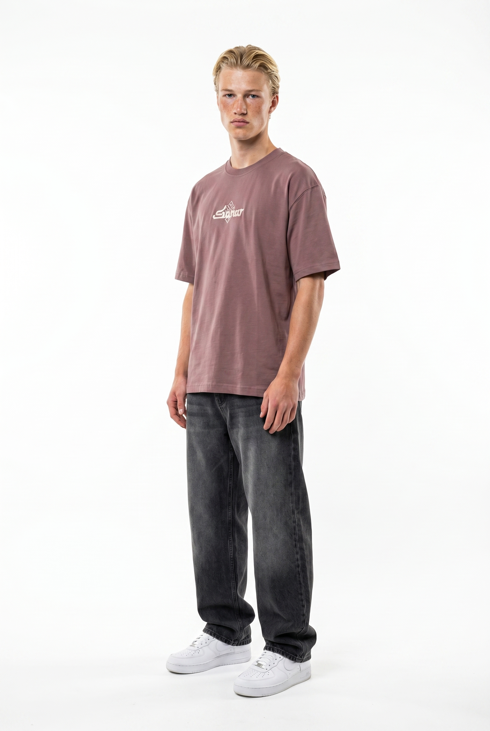 Sonar Oversized T-Shirt Brown