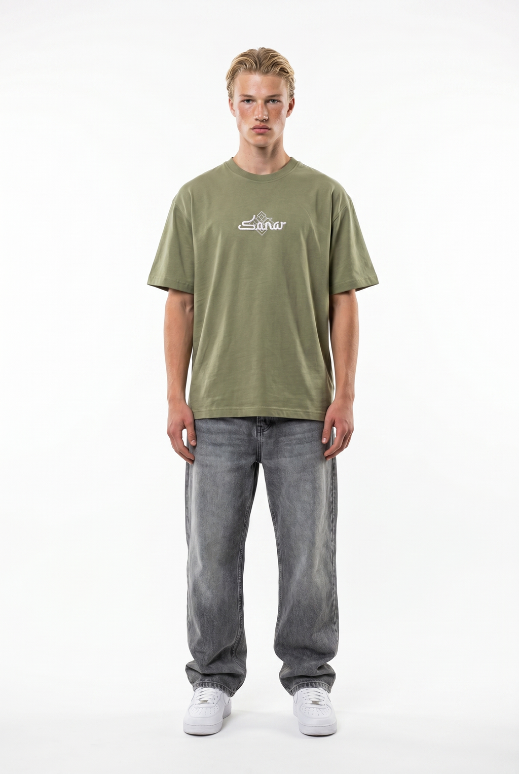 Sonar Oversized T-Shirt Khaki