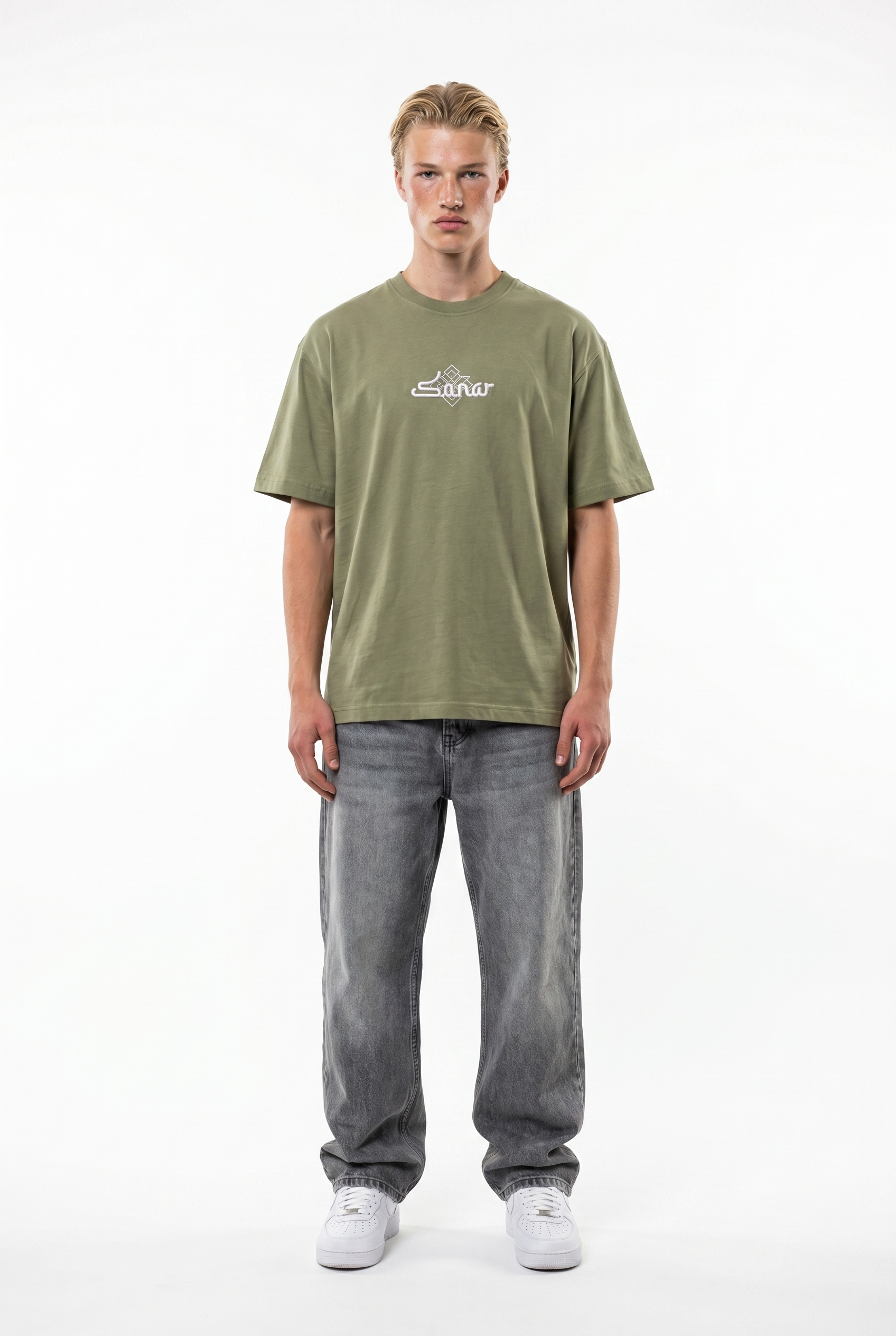 Sonar Oversized T-Shirt Khaki